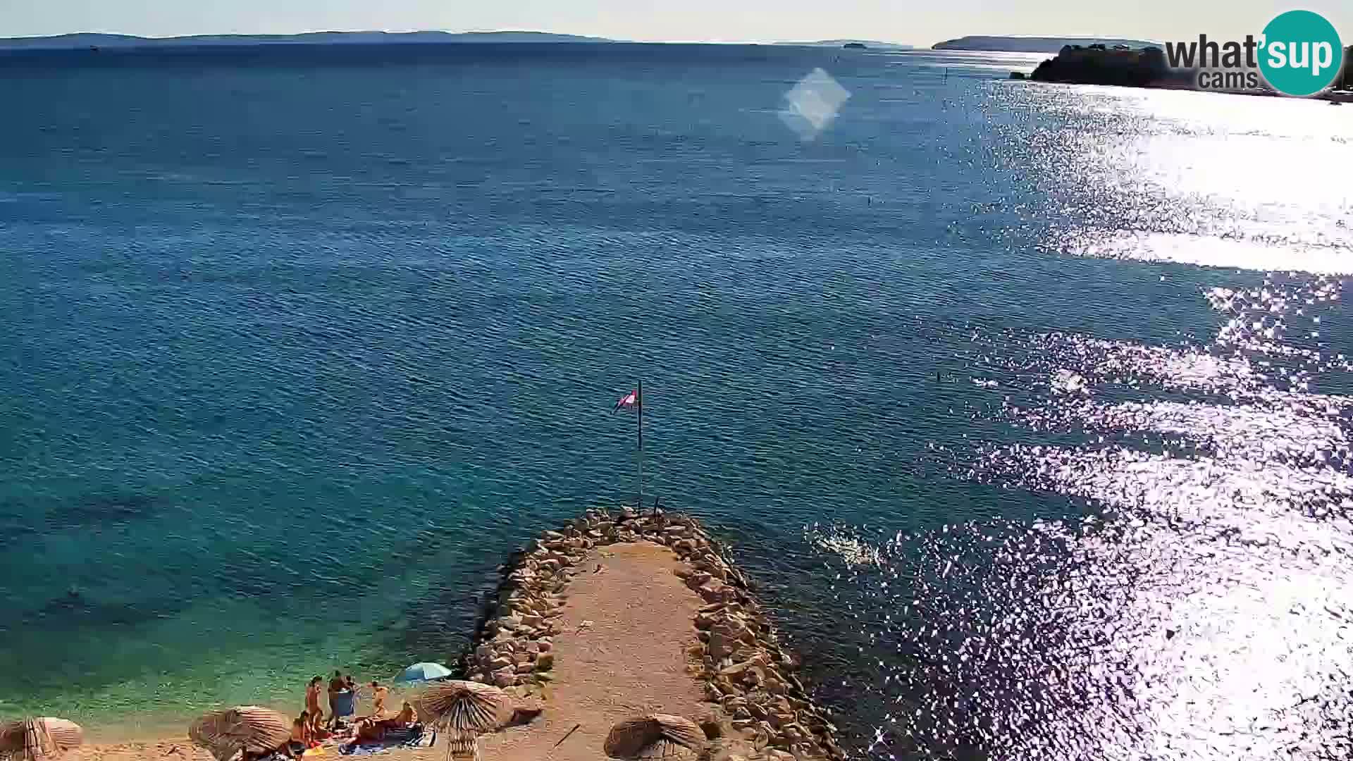 Webcam Playa de Podstrana – Vista en directo desde Hotel Split