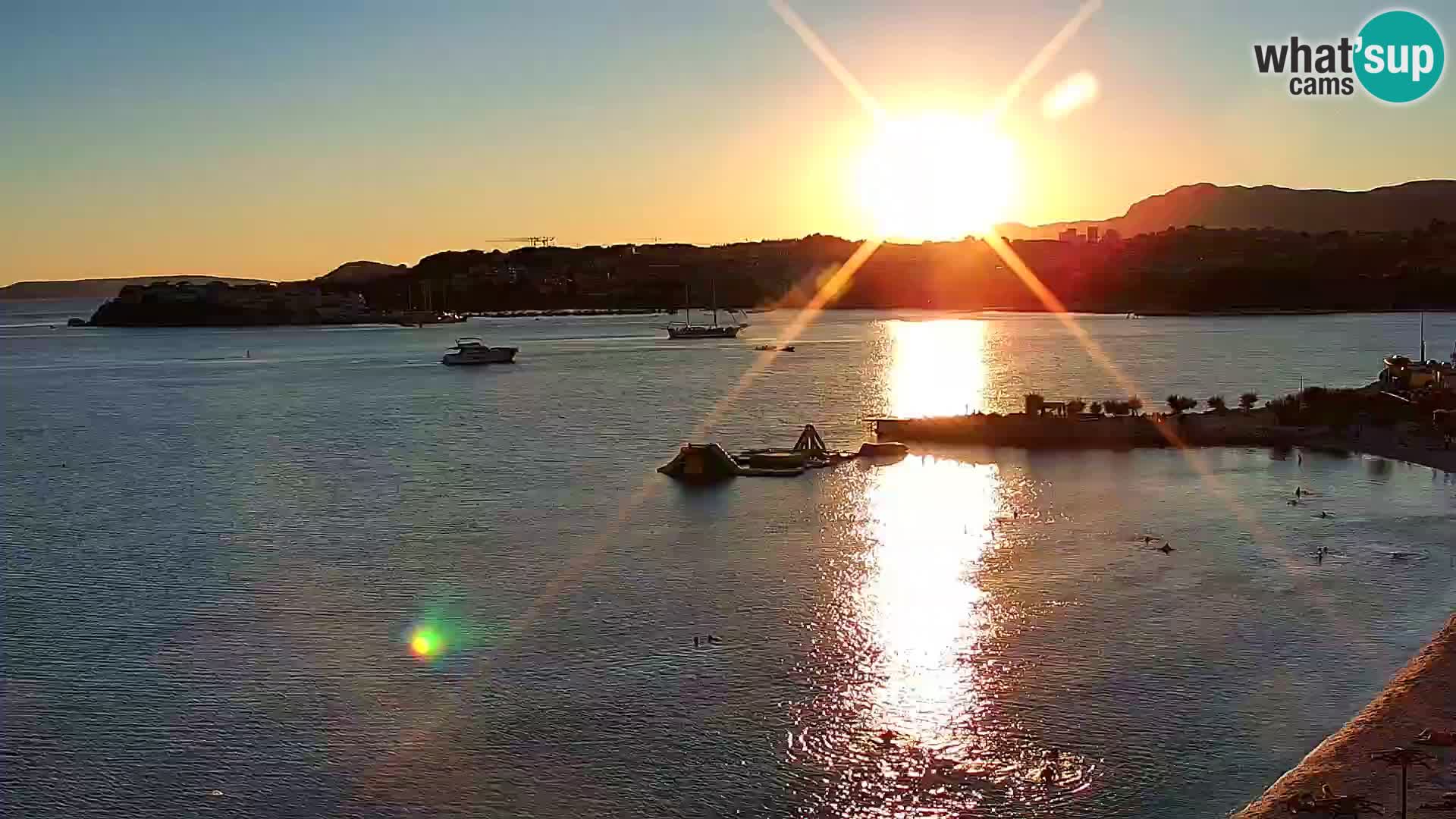 Webcam plage de Podstrana – Vue en direct depuis Hotel Split