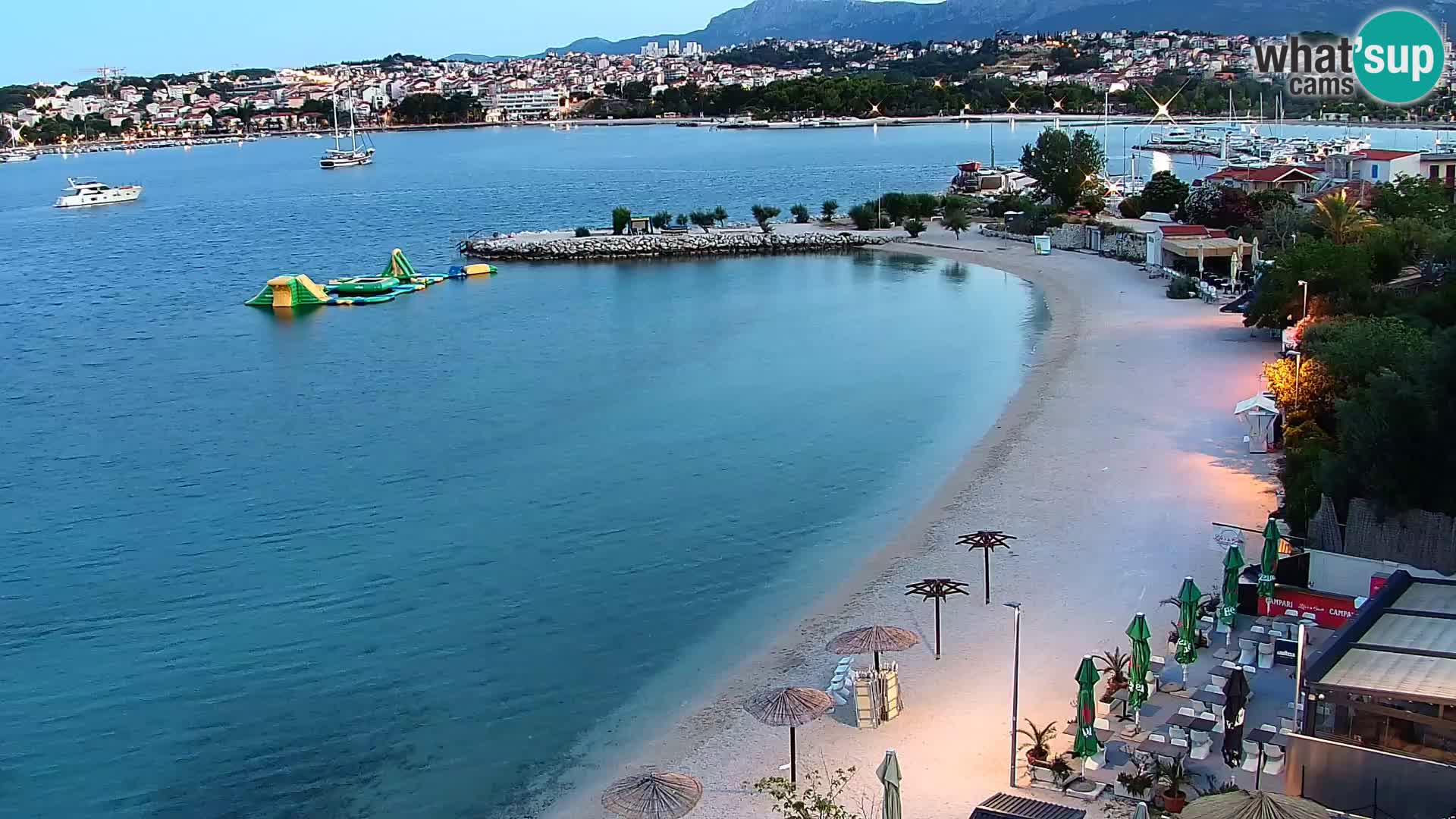 Webcam Playa de Podstrana – Vista en directo desde Hotel Split