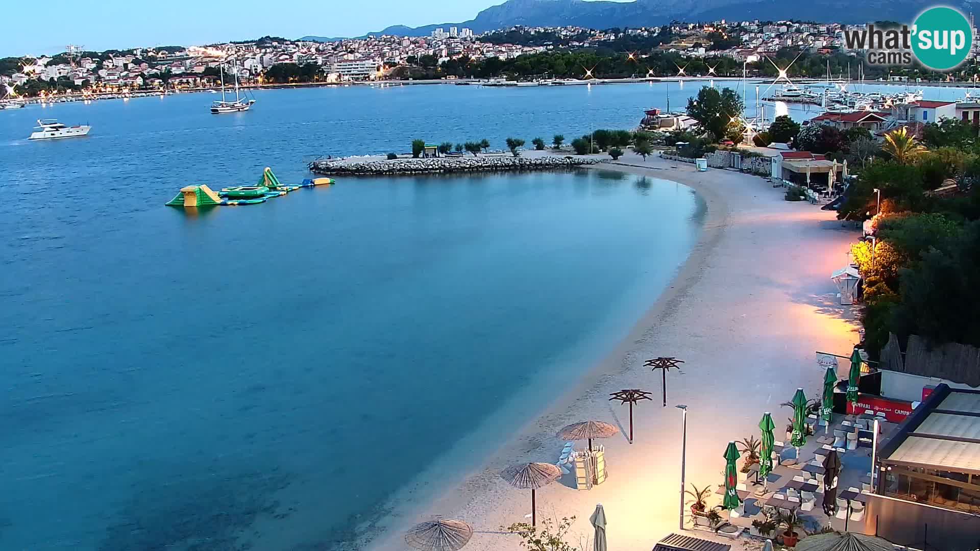 Webcam plage de Podstrana – Vue en direct depuis Hotel Split