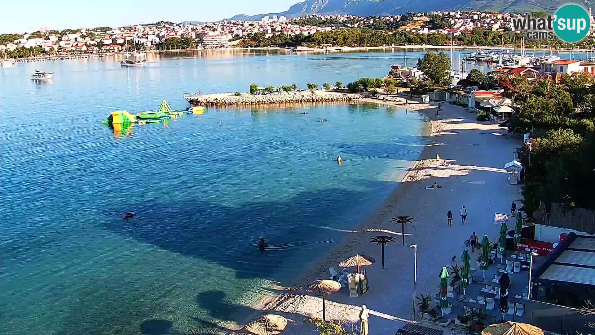 Spletna kamera Plaža Podstrana – Pogled v živo