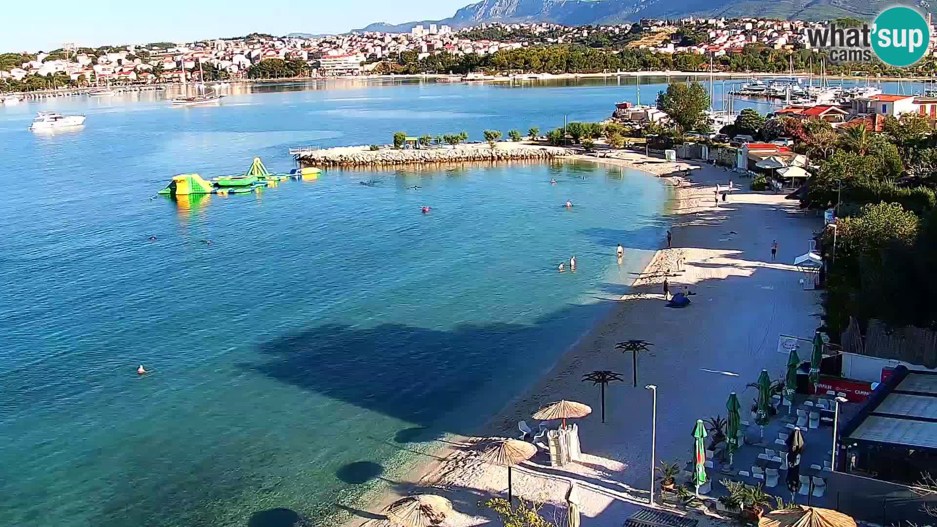 Webcam Playa de Podstrana – Vista en directo desde Hotel Split