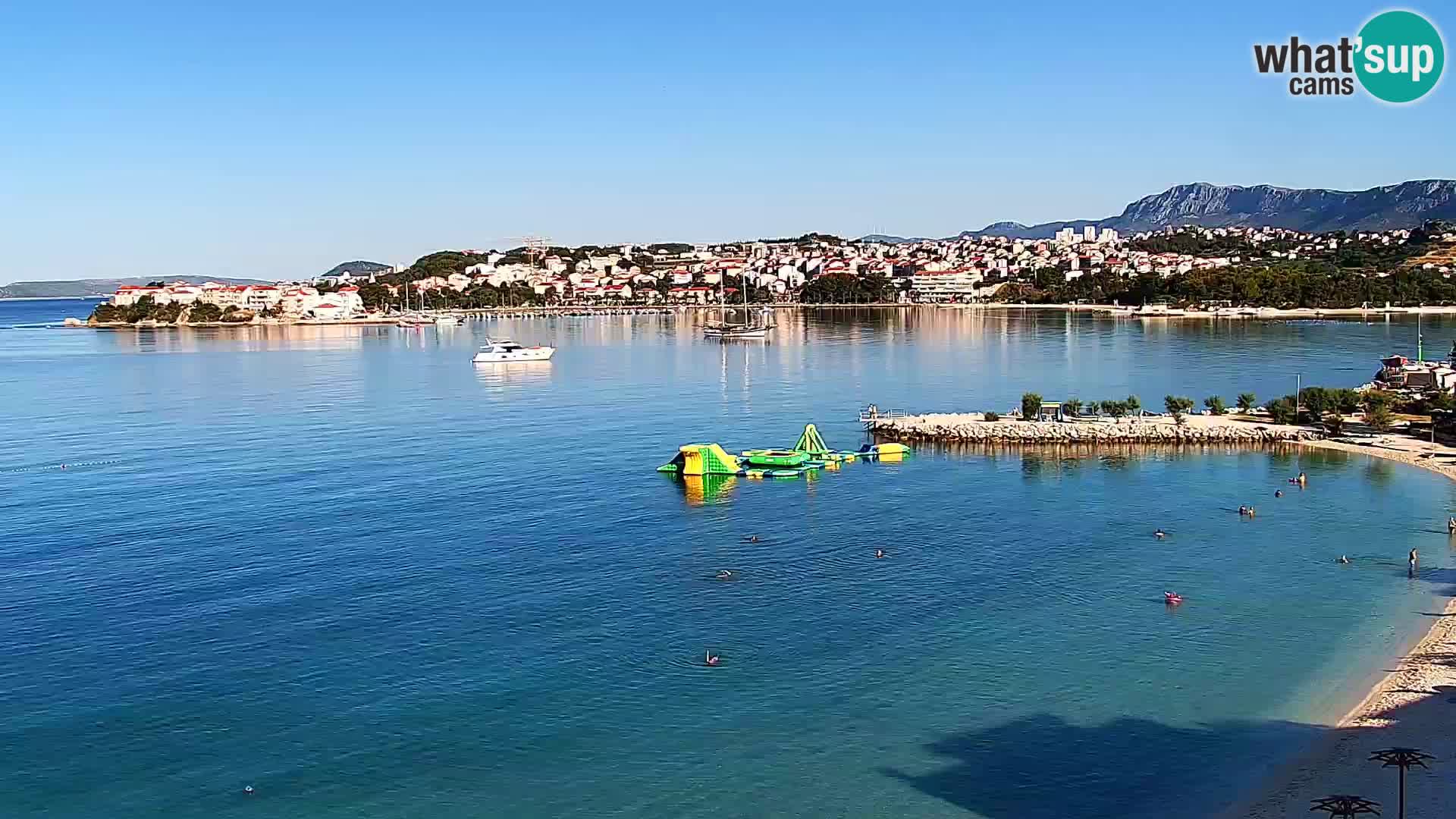 Web kamera Plaža Podstrana – Pogled uživo