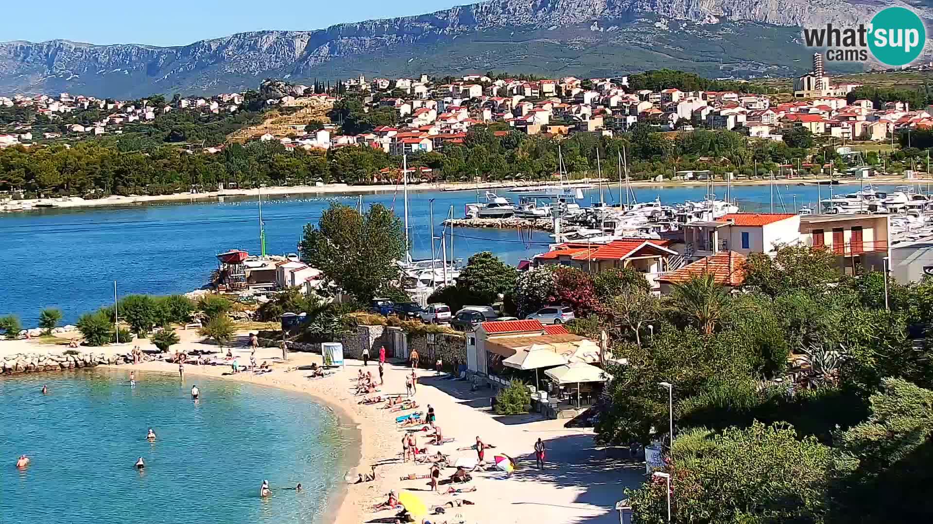 Webcam Playa de Podstrana – Vista en directo desde Hotel Split