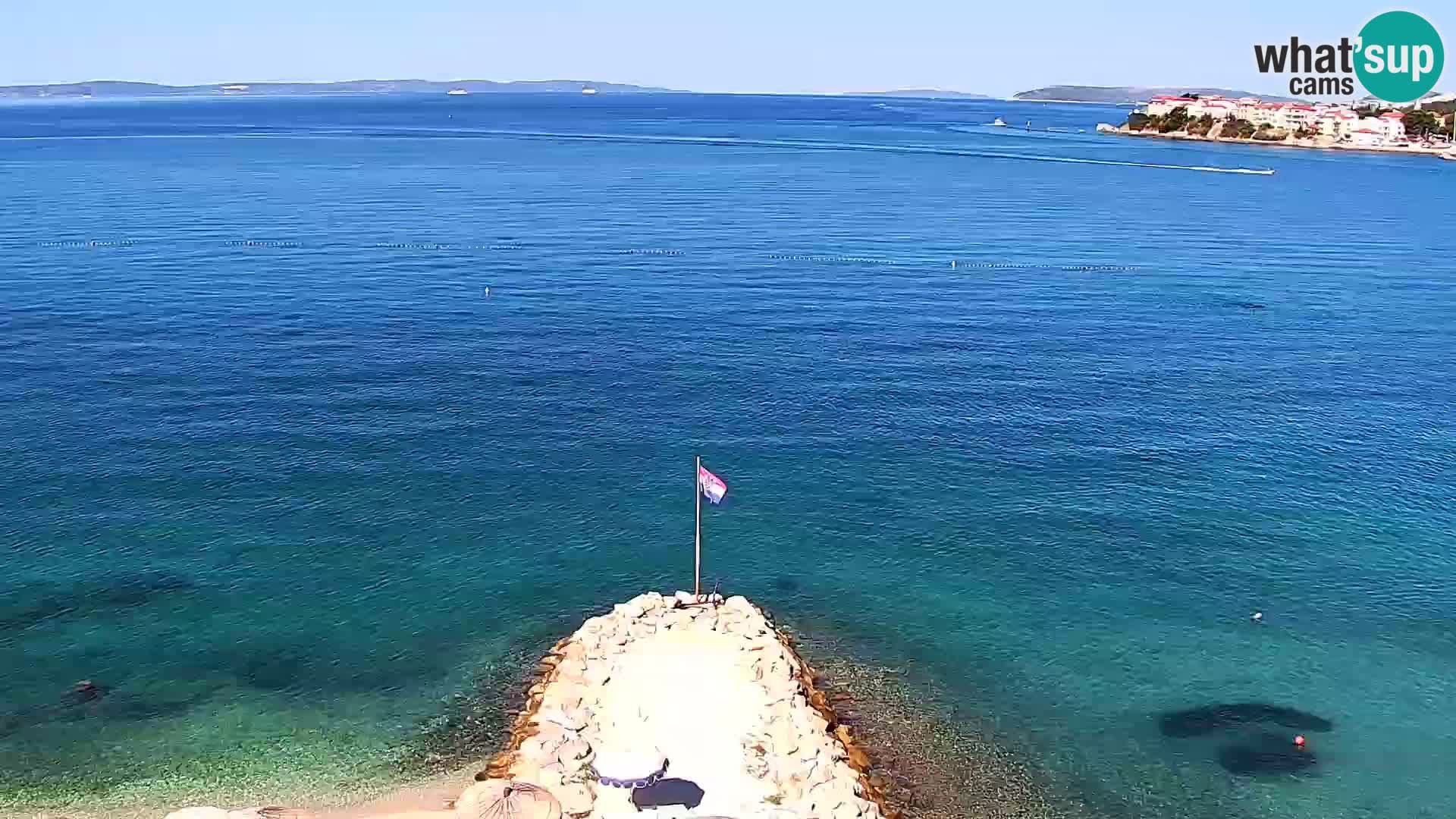 Webcam plage de Podstrana – Vue en direct depuis Hotel Split