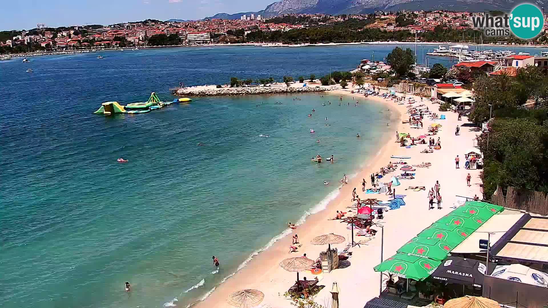Webcam Playa de Podstrana – Vista en directo desde Hotel Split