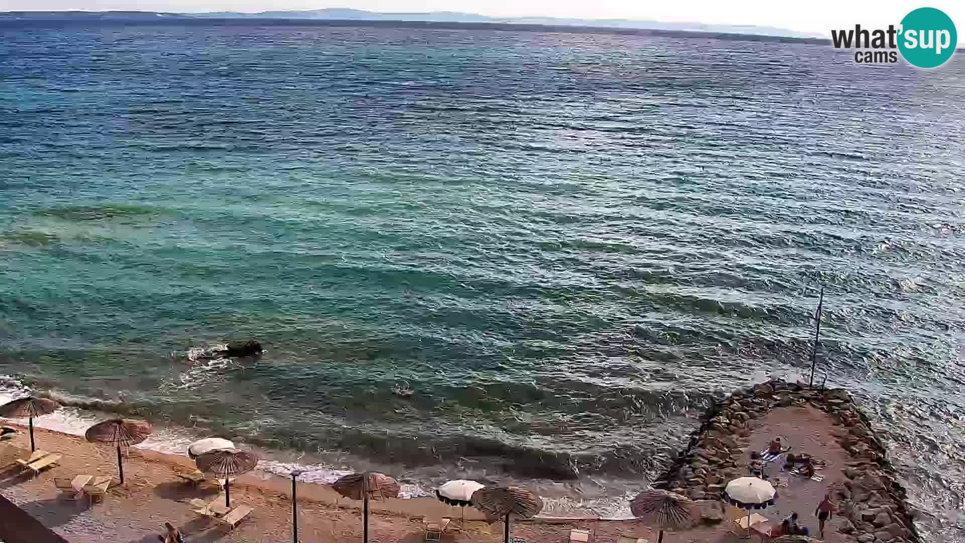 Web kamera Plaža Podstrana – Pogled uživo