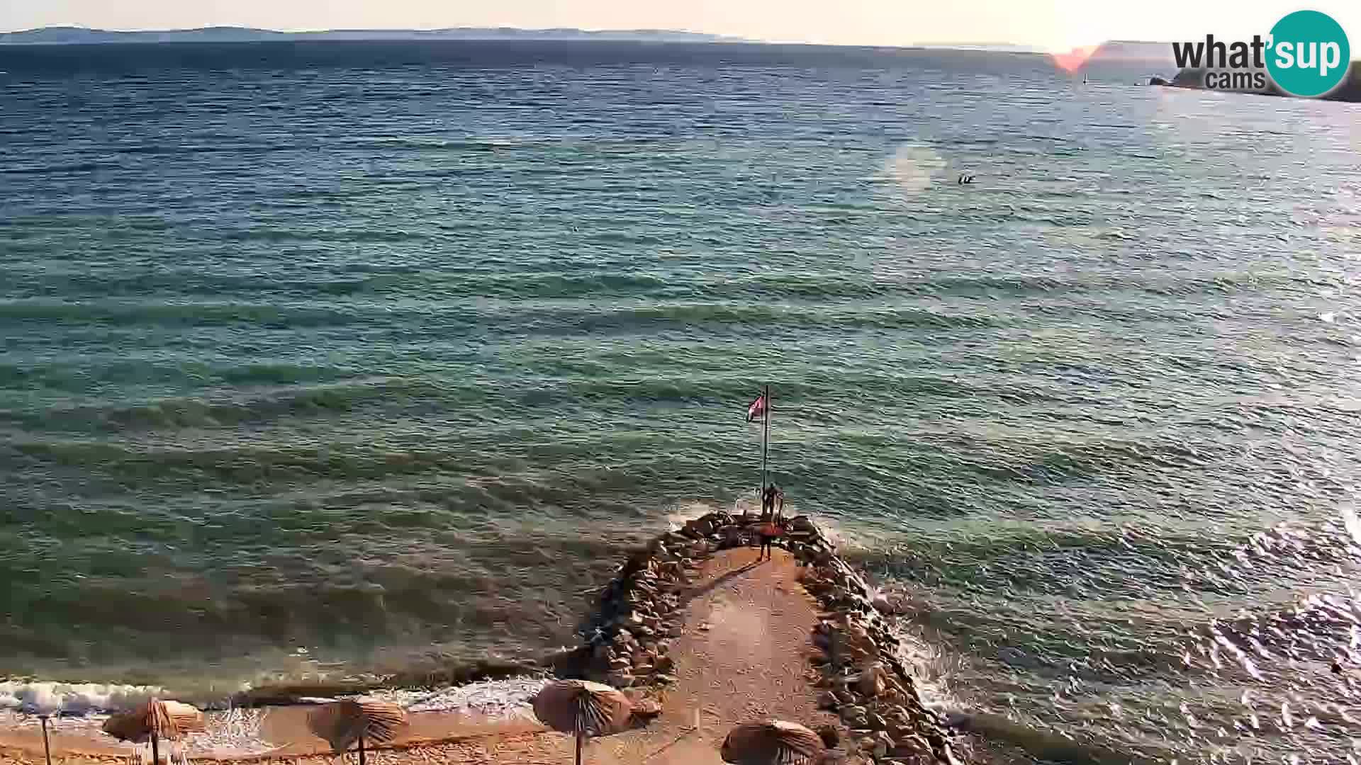 Web kamera Plaža Podstrana – Pogled uživo
