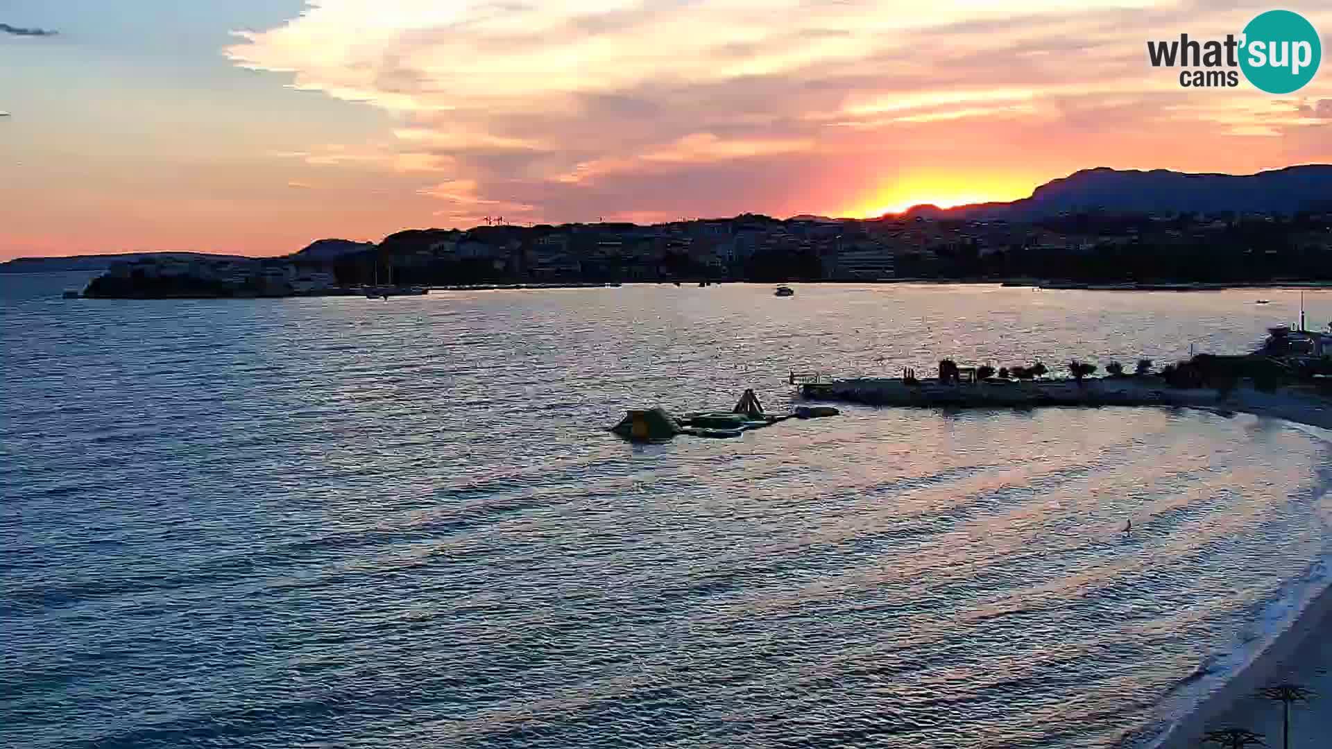 Webcam plage de Podstrana – Vue en direct depuis Hotel Split