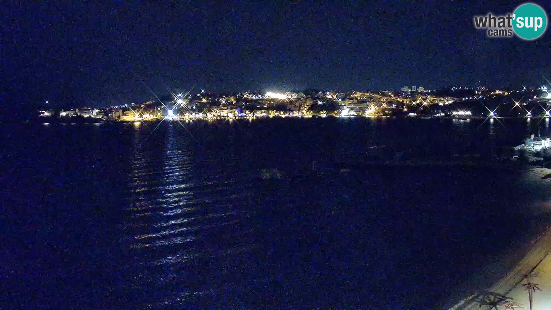 Webcam plage de Podstrana – Vue en direct depuis Hotel Split
