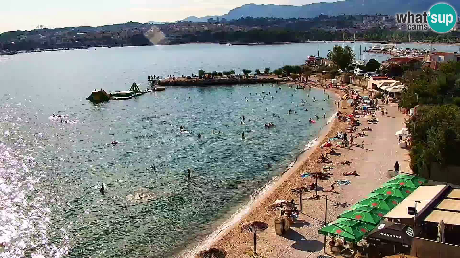 Spletna kamera Plaža Podstrana – Pogled v živo