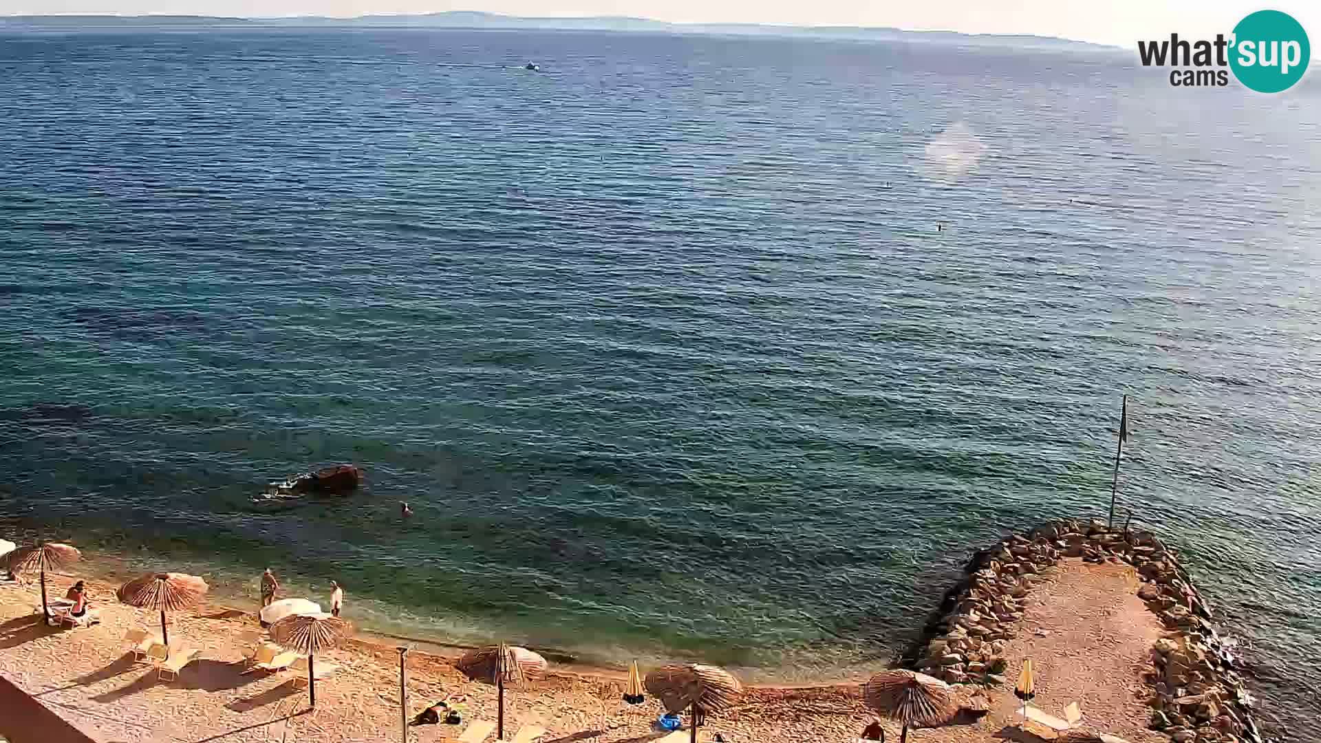Spletna kamera Plaža Podstrana – Pogled v živo