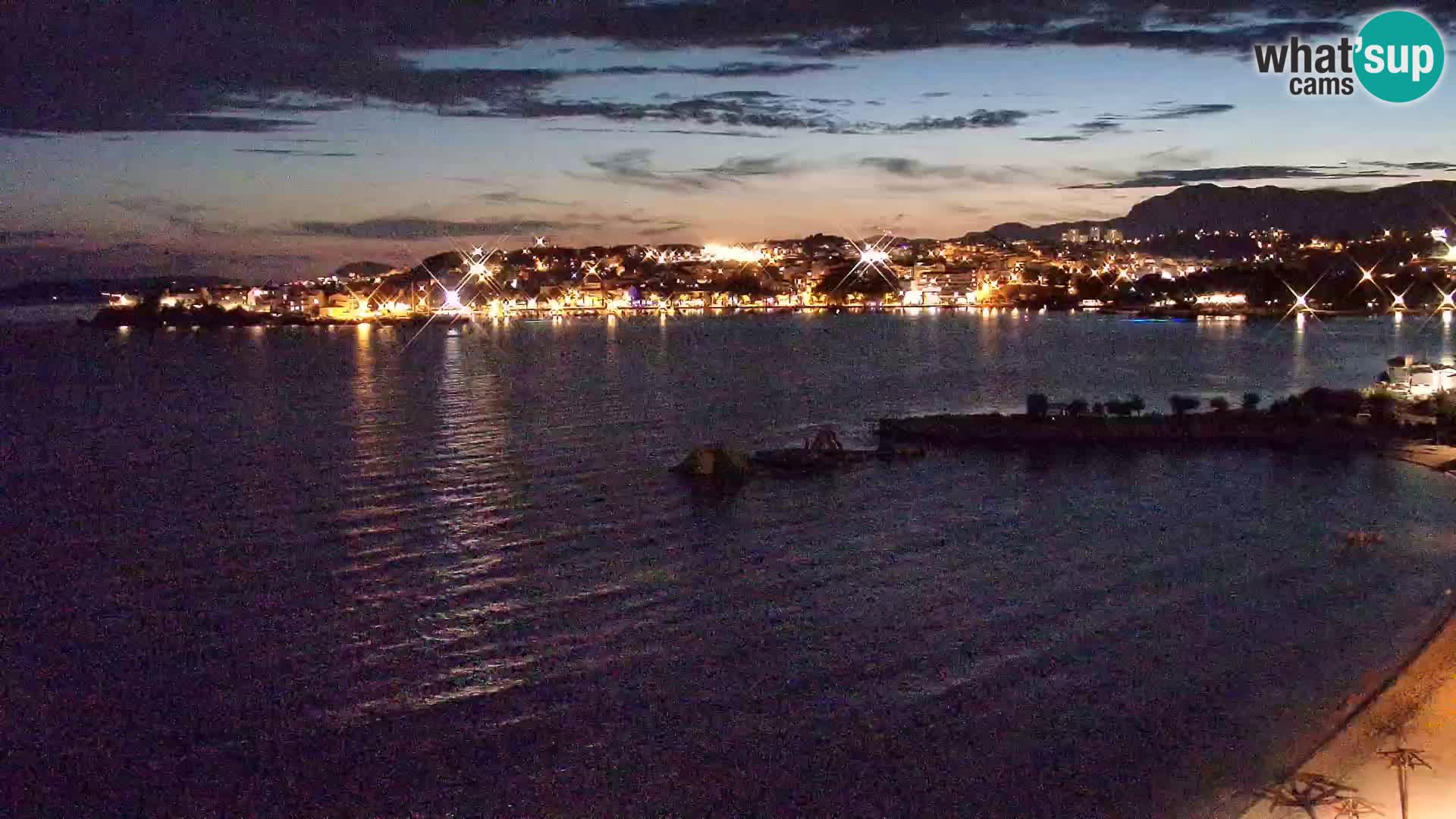 Webcam Playa de Podstrana – Vista en directo desde Hotel Split