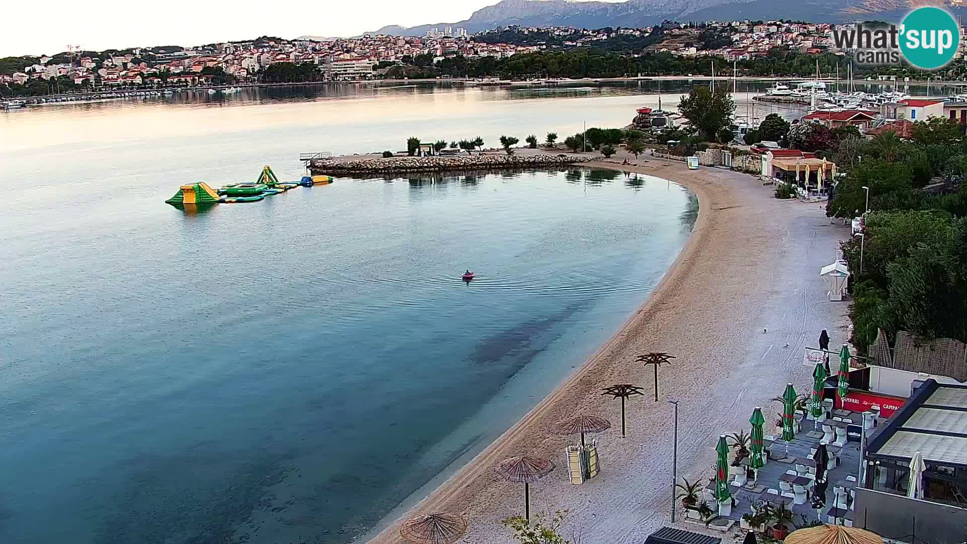 Web kamera Plaža Podstrana – Pogled uživo