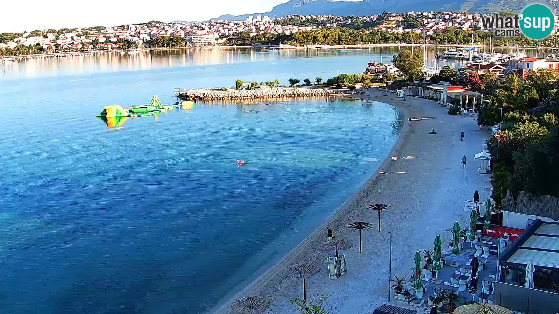 Spletna kamera Plaža Podstrana – Pogled v živo