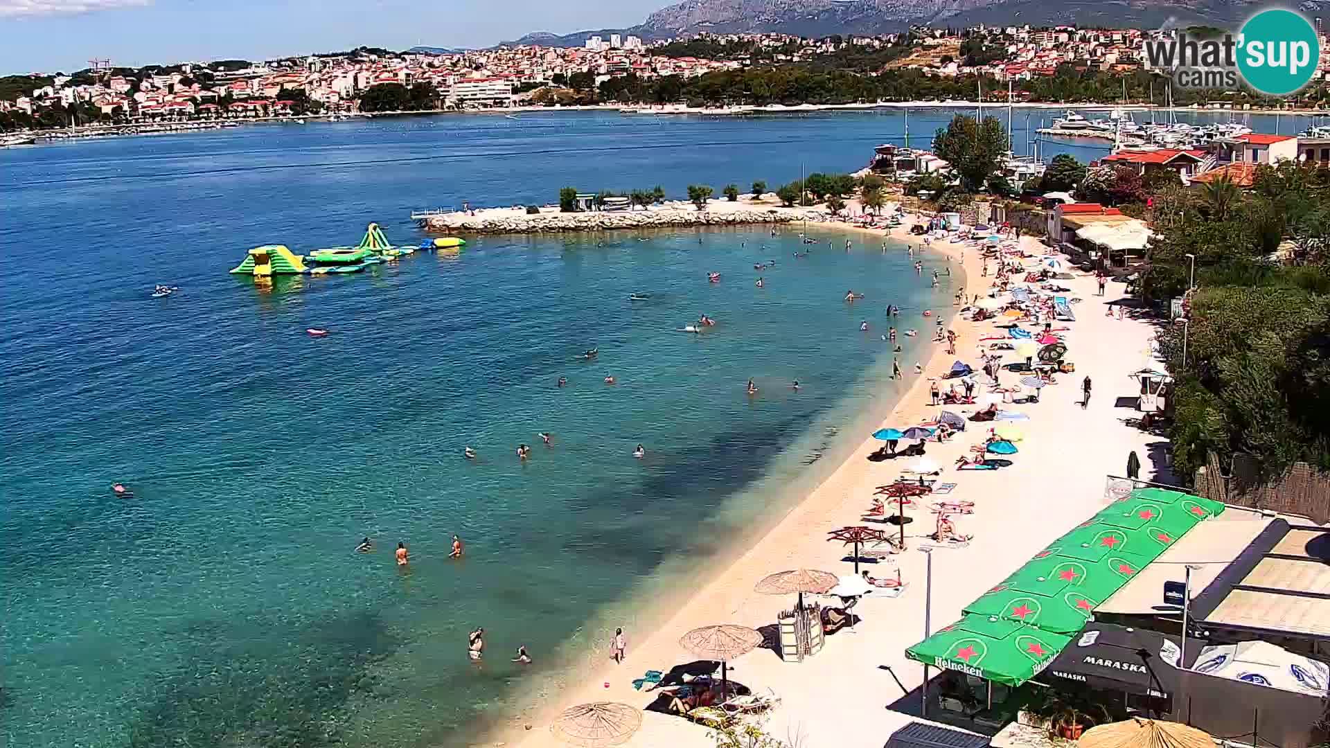 Spletna kamera Plaža Podstrana – Pogled v živo