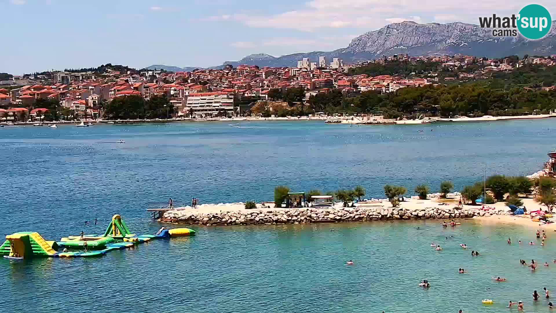 Spletna kamera Plaža Podstrana – Pogled v živo