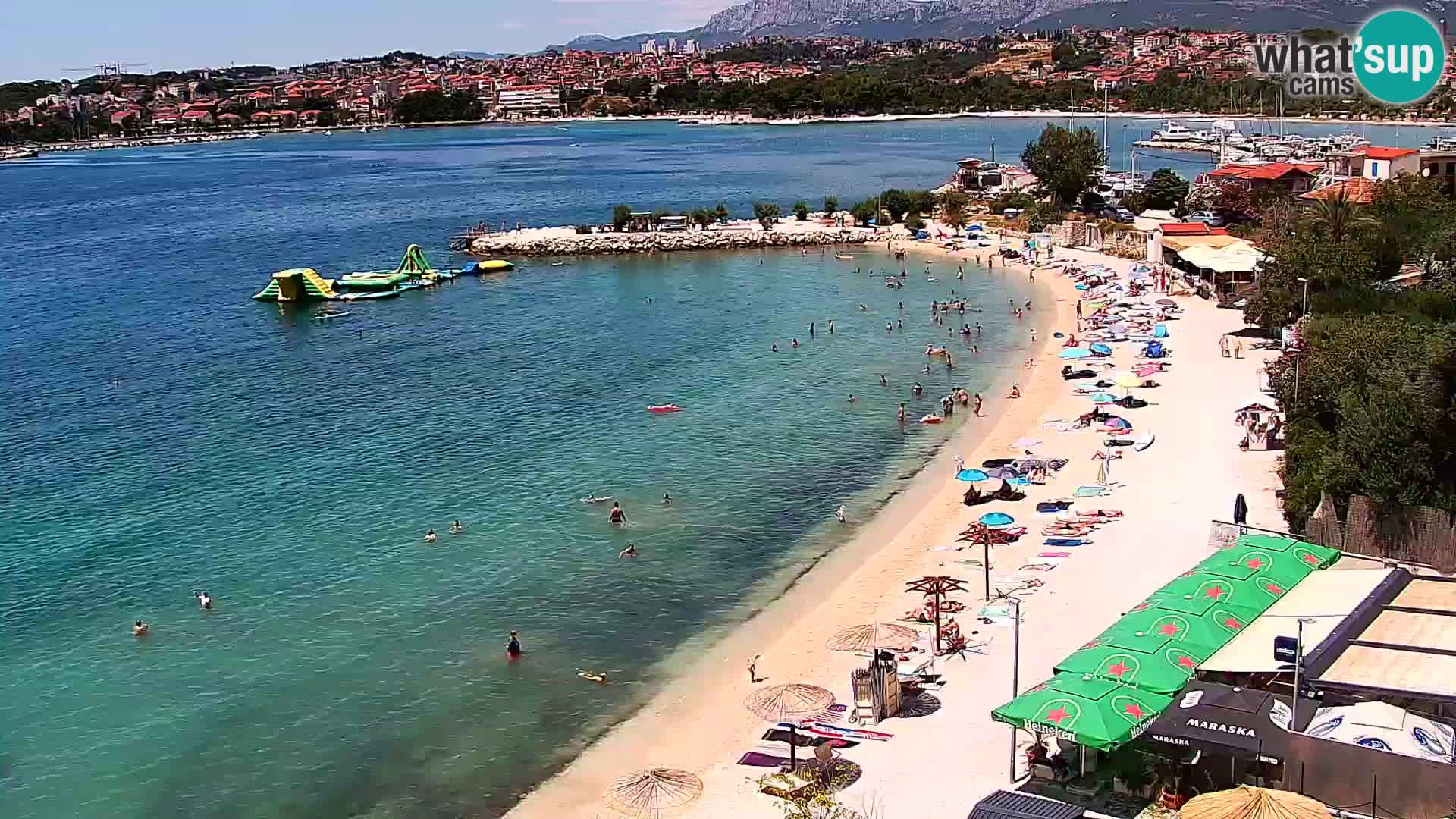 Webcam Playa de Podstrana – Vista en directo desde Hotel Split