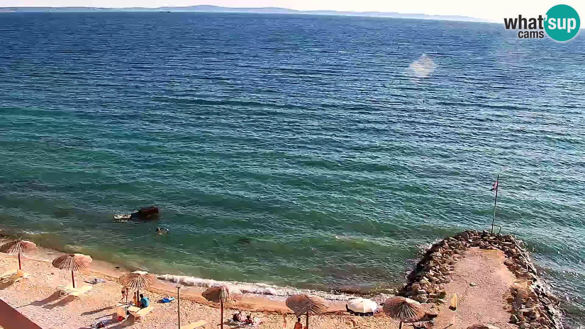 Web kamera Plaža Podstrana – Pogled uživo