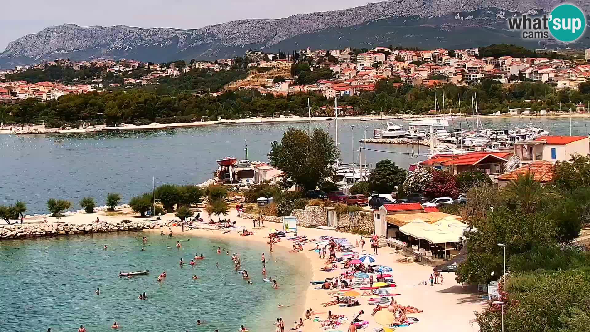 Webcam plage de Podstrana – Vue en direct depuis Hotel Split