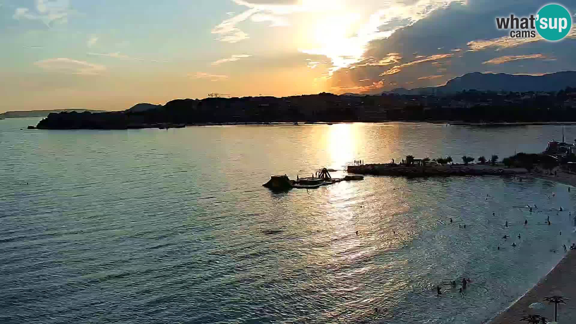 Webcam plage de Podstrana – Vue en direct depuis Hotel Split