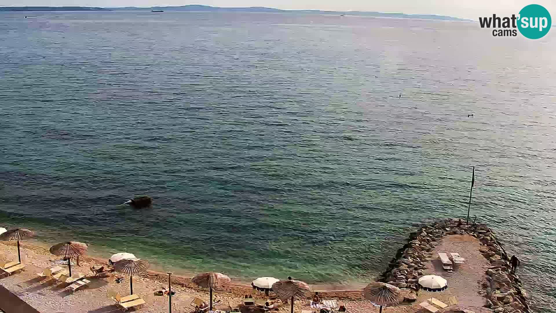 Webcam plage de Podstrana – Vue en direct depuis Hotel Split