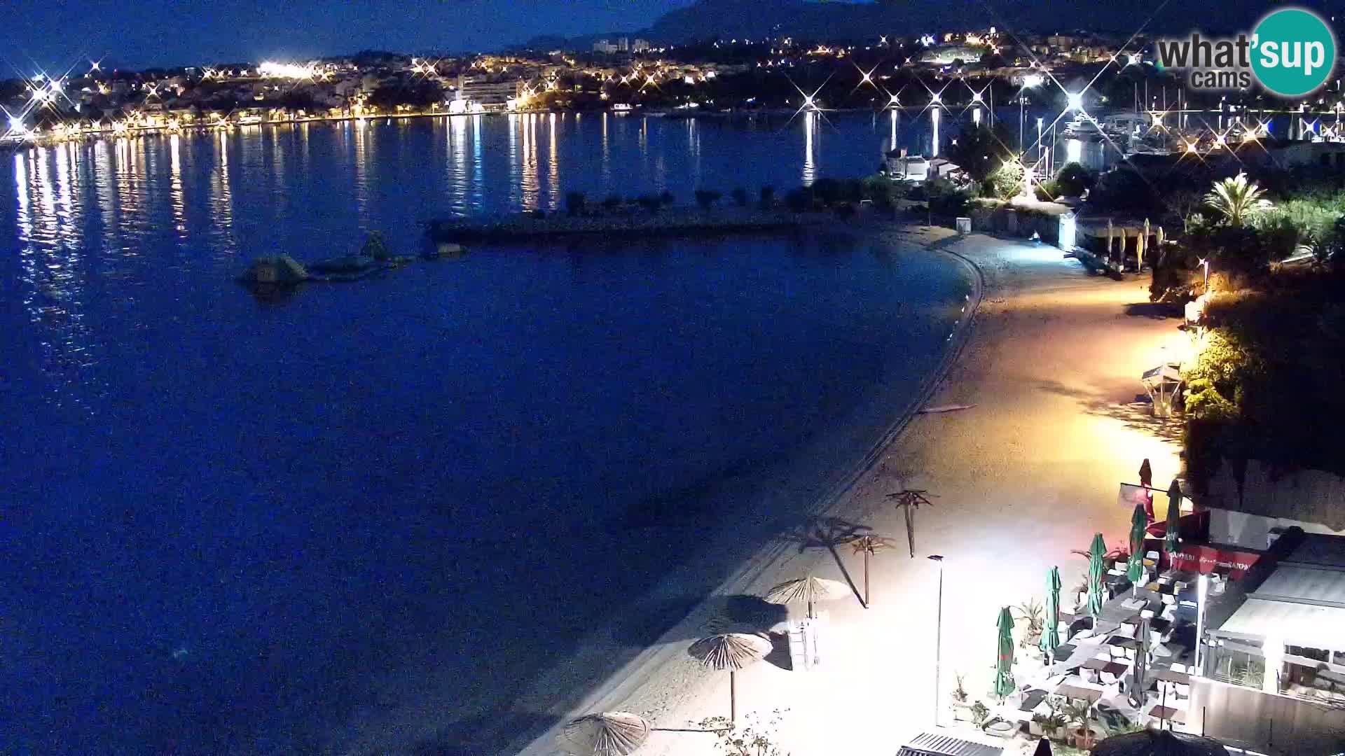 Spletna kamera Plaža Podstrana – Pogled v živo