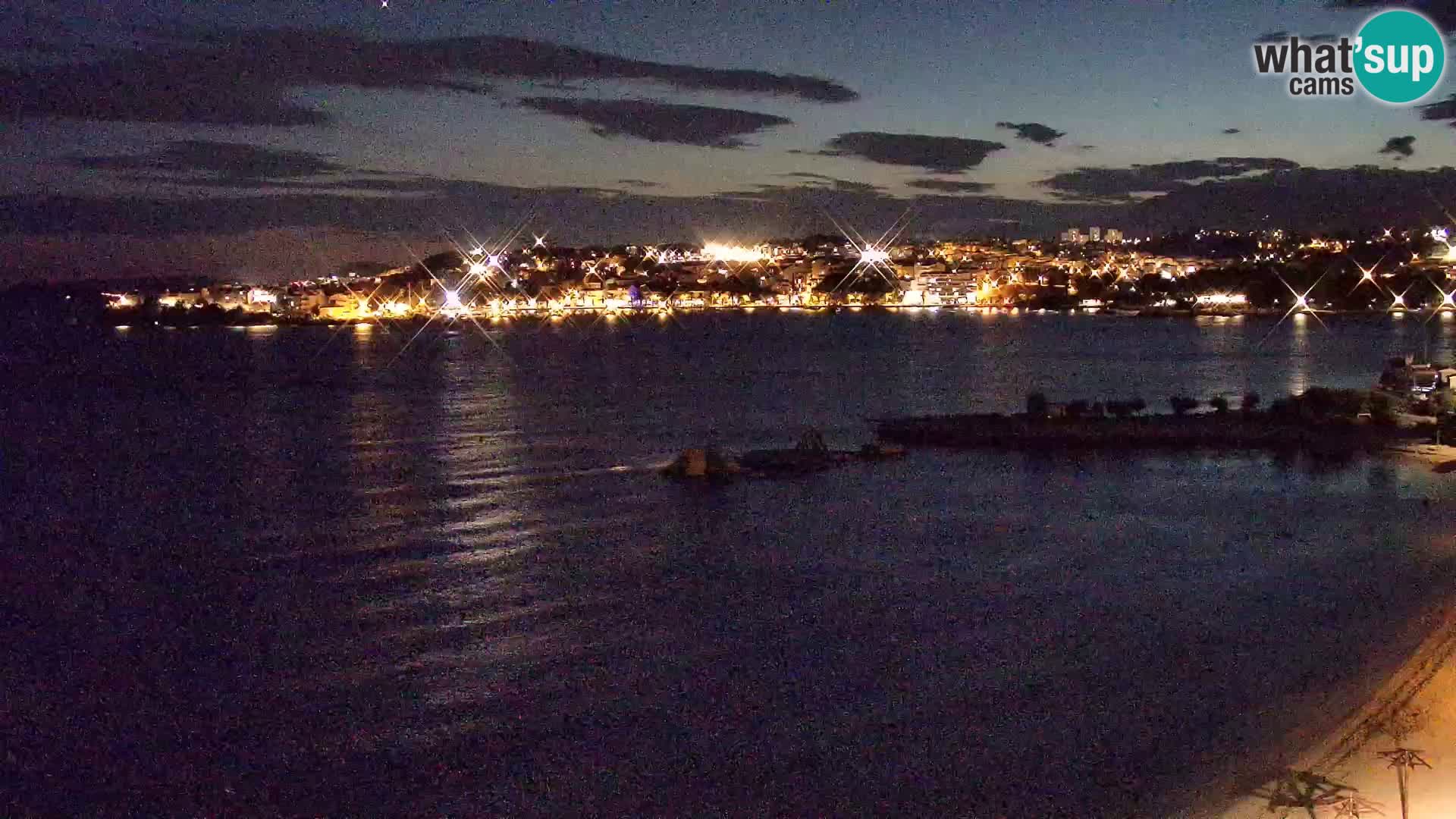 Podstrana Strand Webcam – Liveblick vom Hotel Split