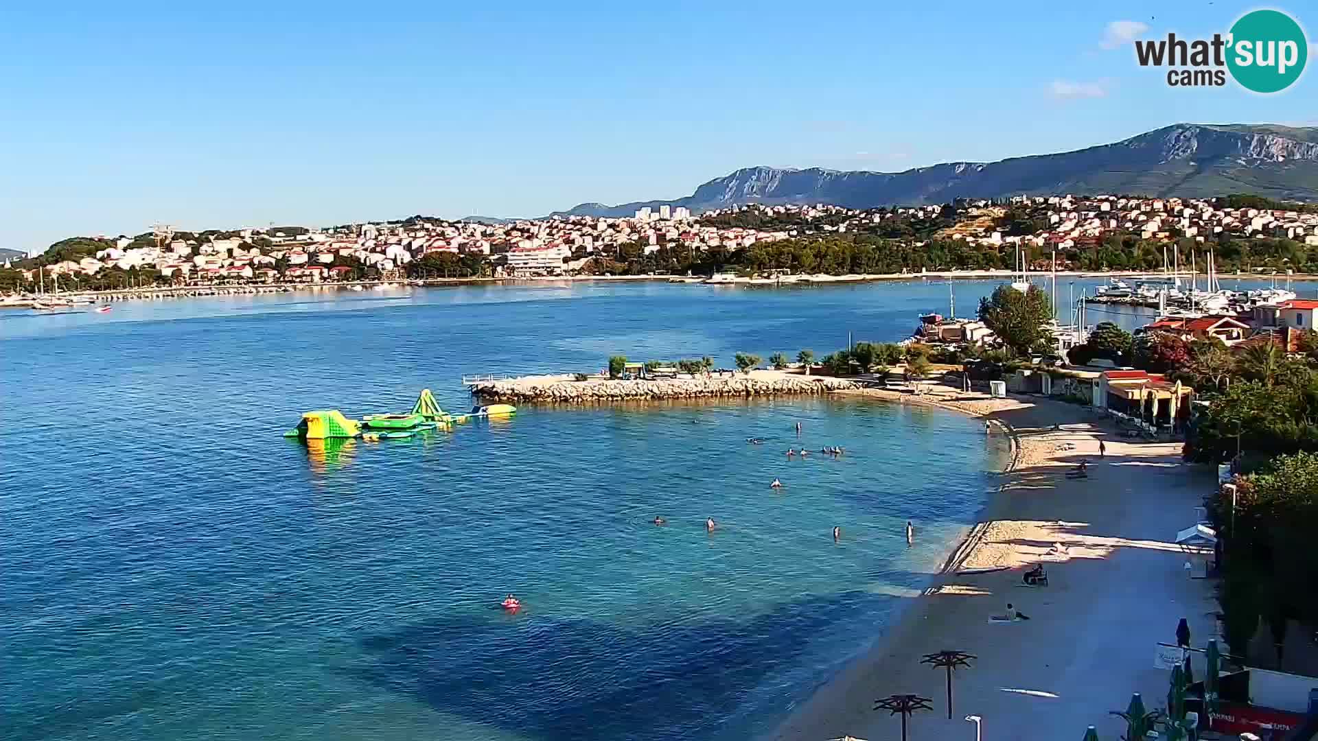 Webcam Playa de Podstrana – Vista en directo desde Hotel Split