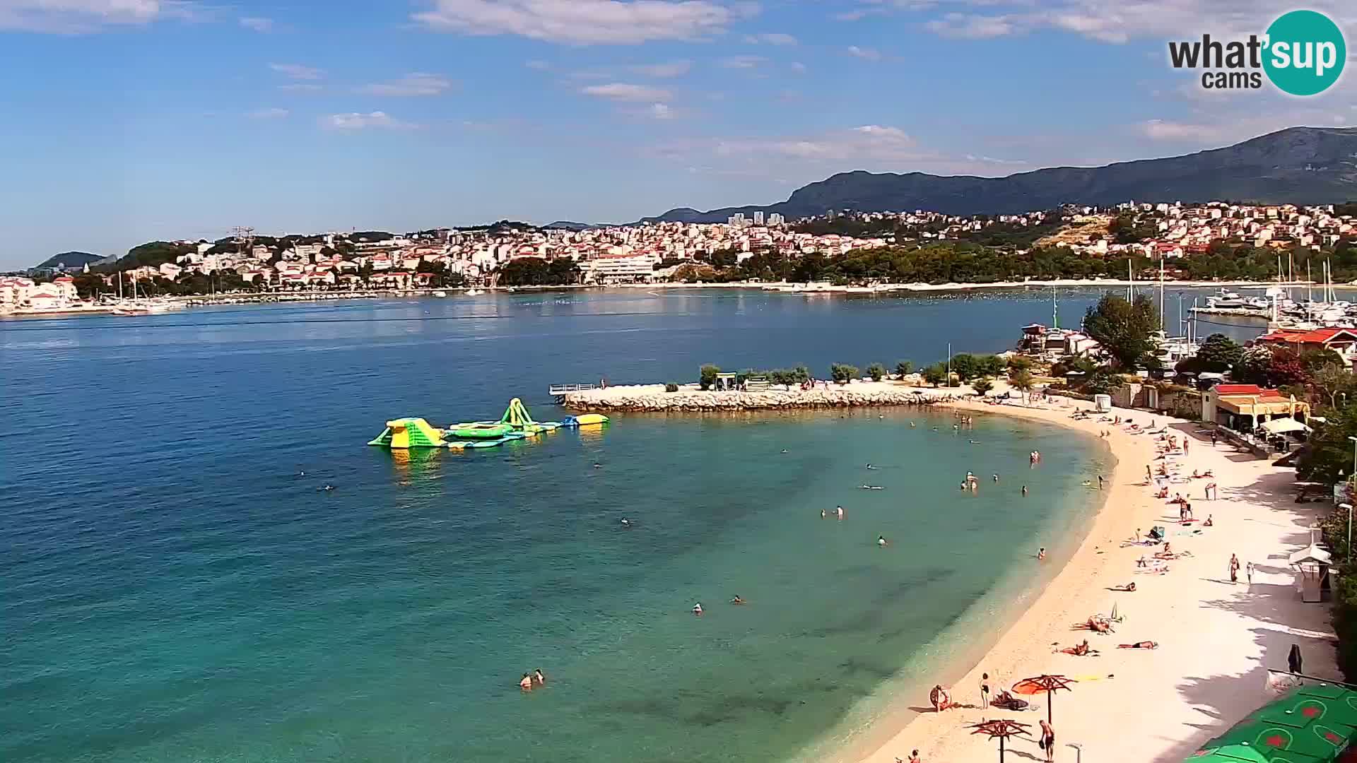 Spletna kamera Plaža Podstrana – Pogled v živo