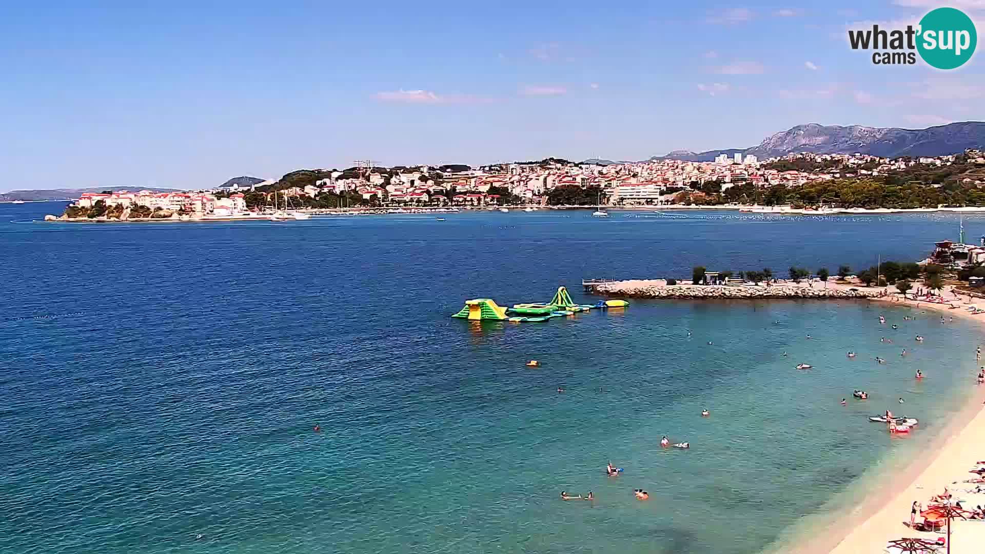 Spletna kamera Plaža Podstrana – Pogled v živo