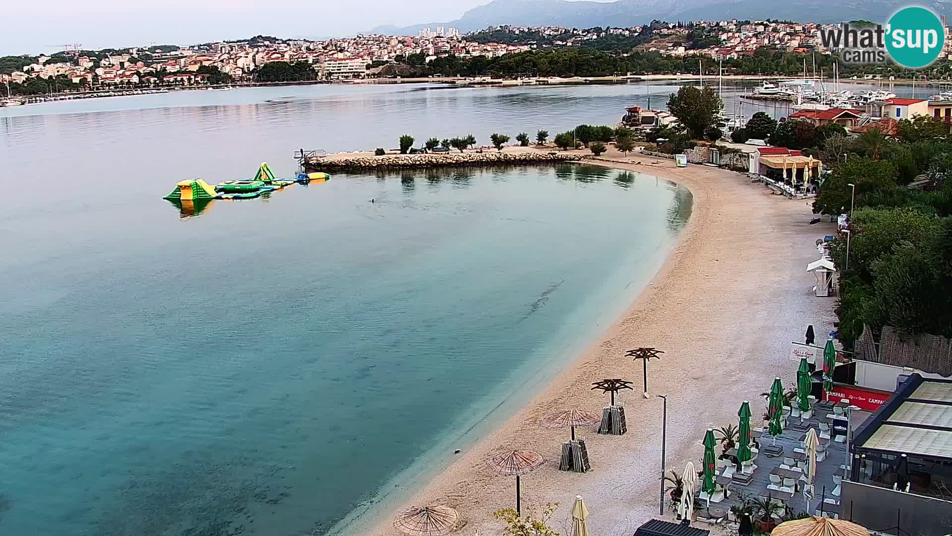 Webcam Playa de Podstrana – Vista en directo desde Hotel Split