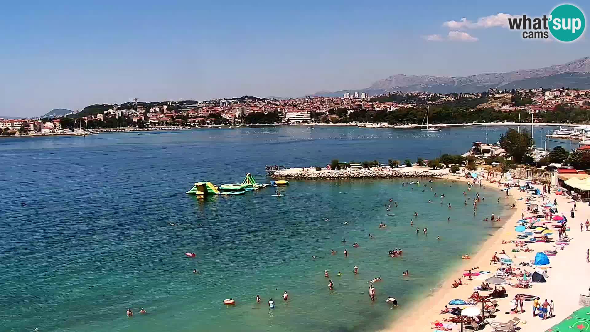 Web kamera Plaža Podstrana – Pogled uživo