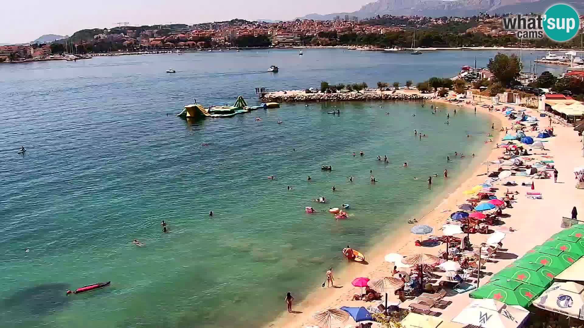 Web kamera Plaža Podstrana – Pogled uživo