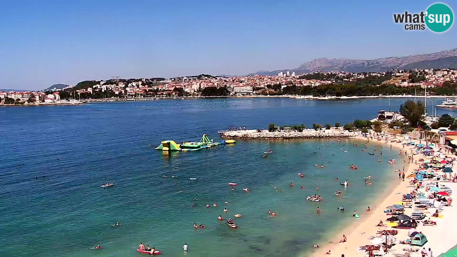Spletna kamera Plaža Podstrana – Pogled v živo
