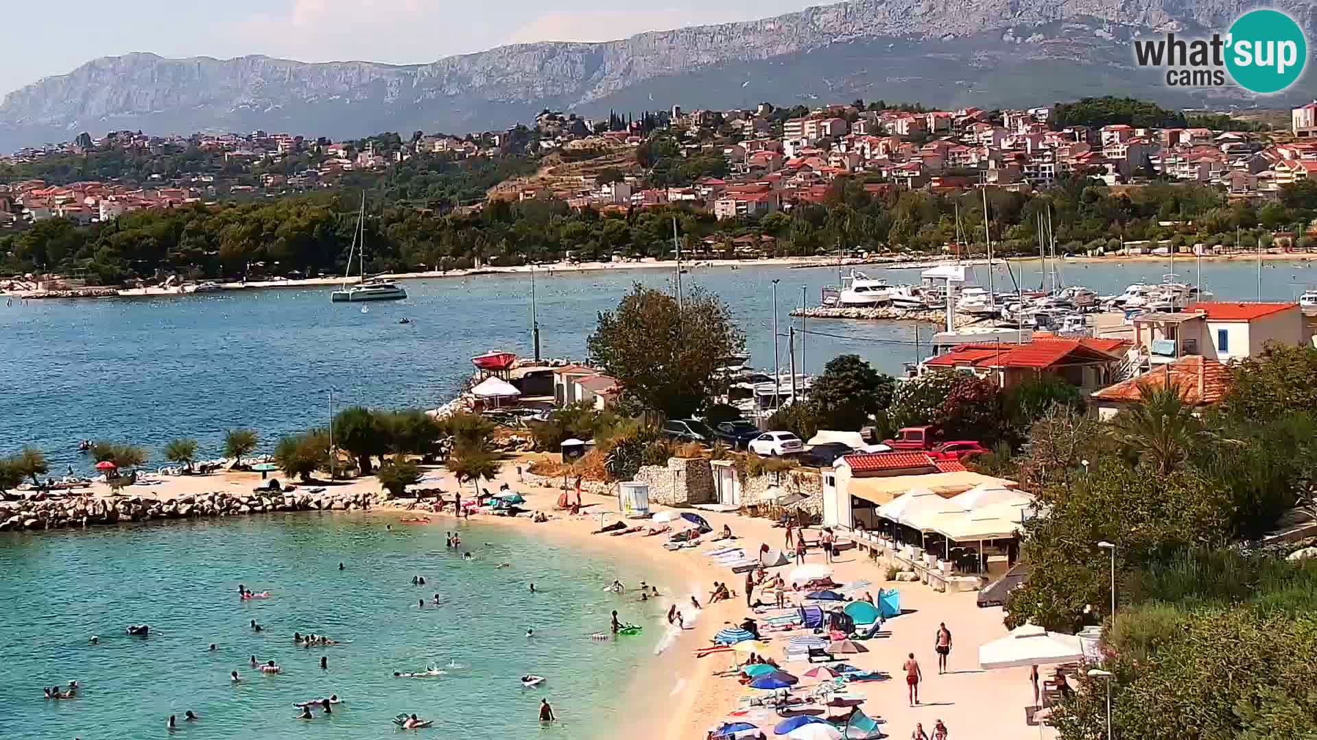 Web kamera Plaža Podstrana – Pogled uživo