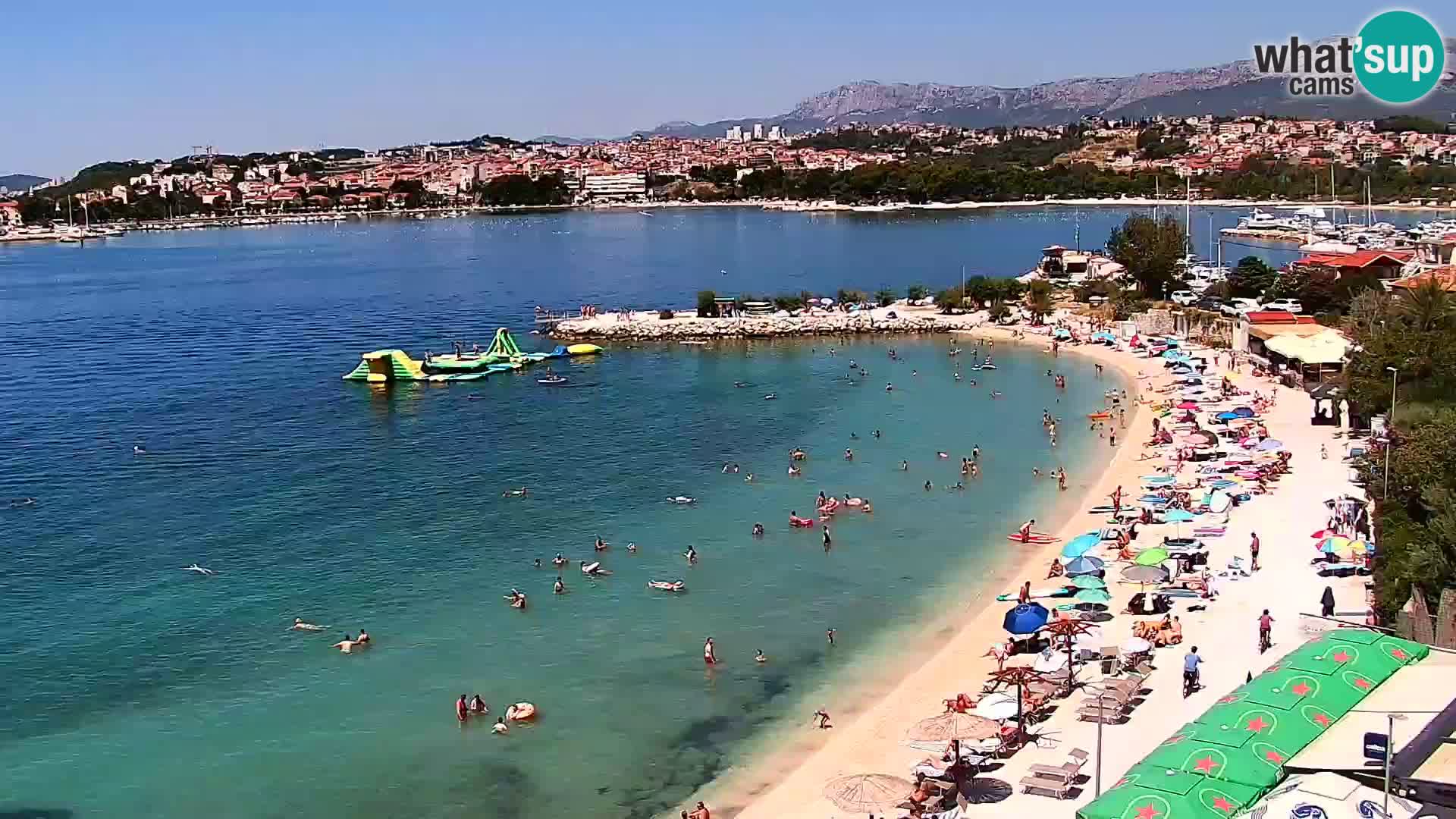 Spletna kamera Plaža Podstrana – Pogled v živo