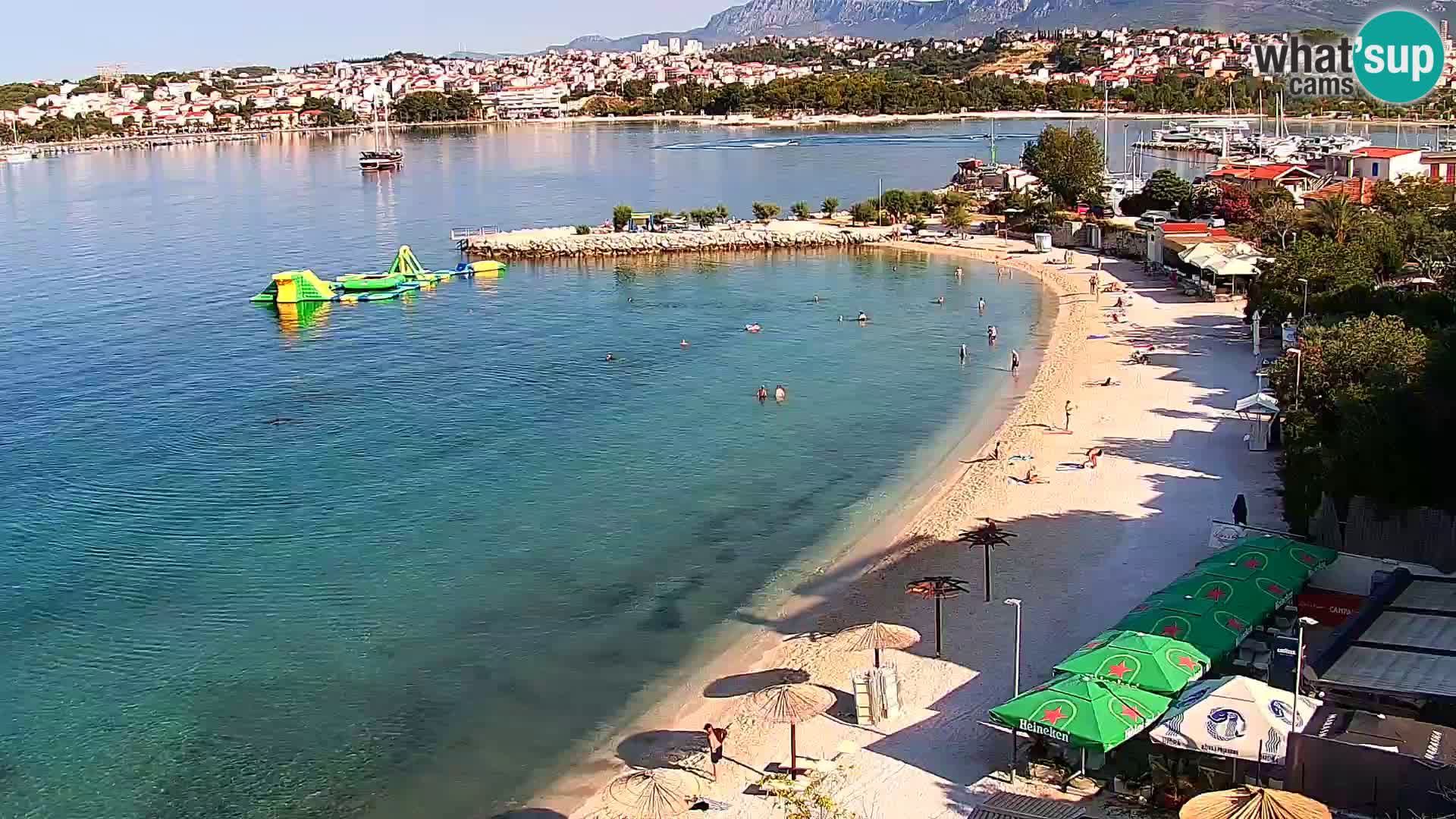 Podstrana Strand Webcam – Liveblick vom Hotel Split