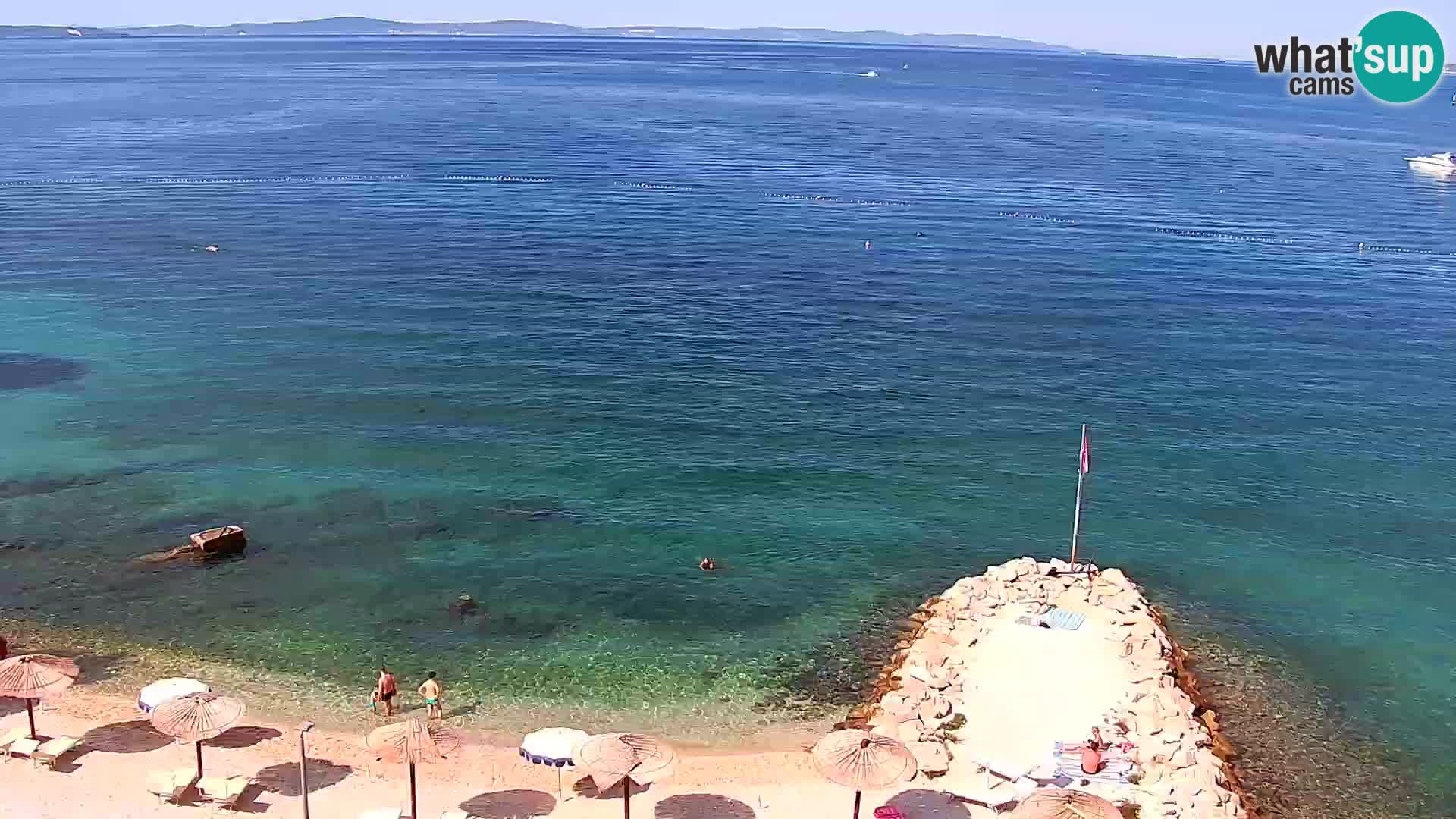 Podstrana Strand Webcam – Liveblick vom Hotel Split