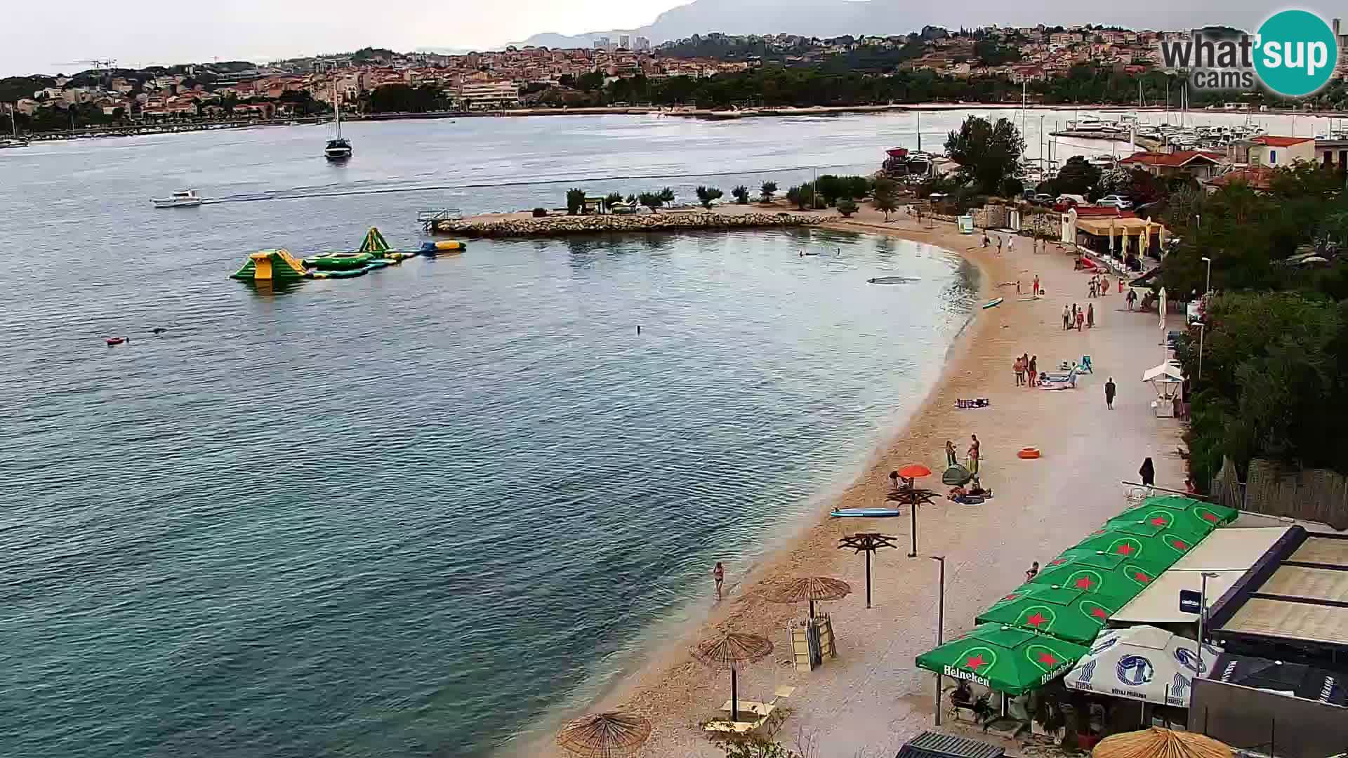 Web kamera Plaža Podstrana – Pogled uživo
