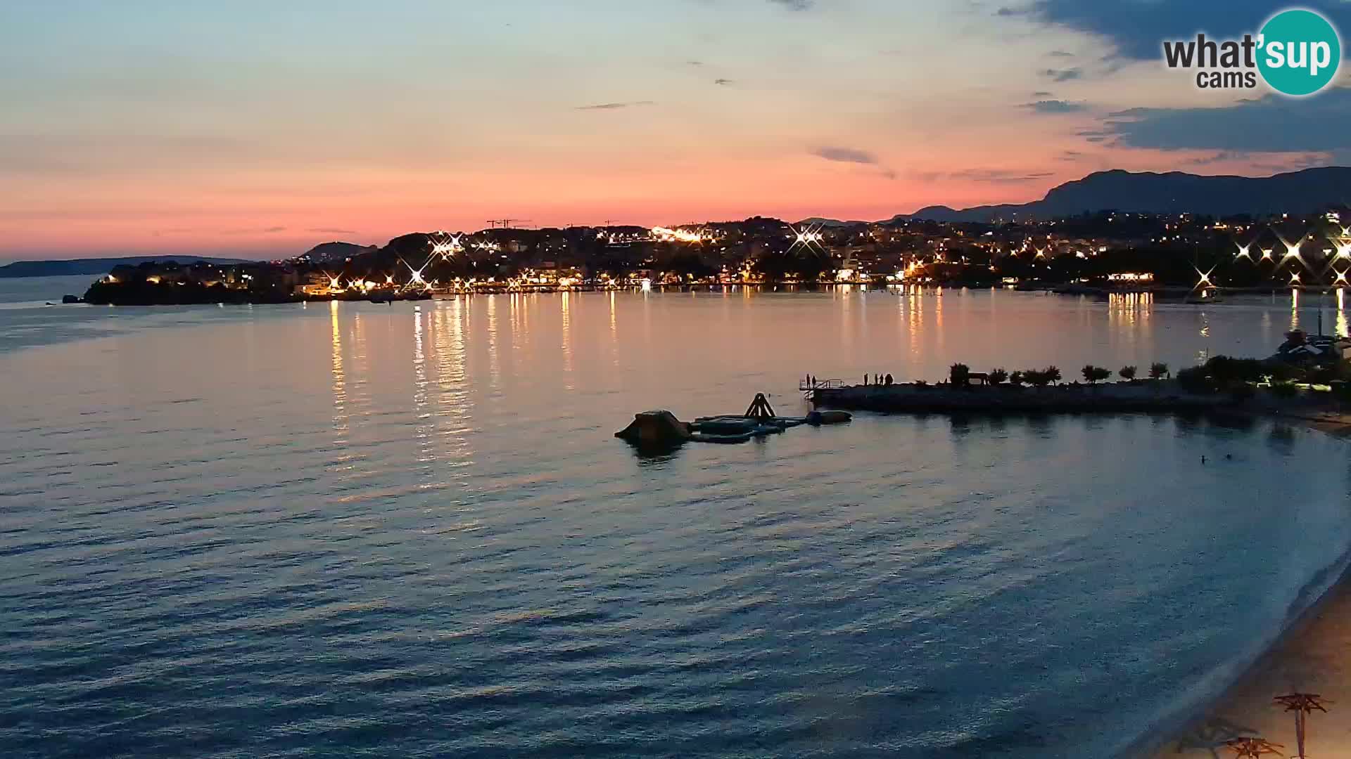 Webcam Playa de Podstrana – Vista en directo desde Hotel Split