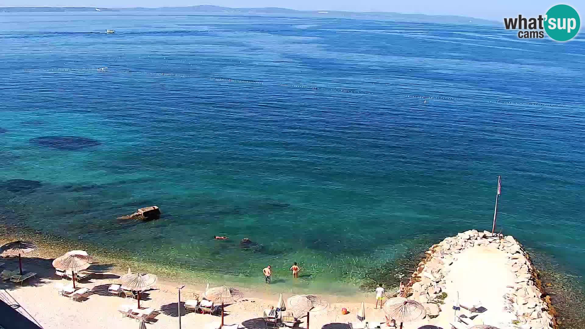 Webcam Playa de Podstrana – Vista en directo desde Hotel Split