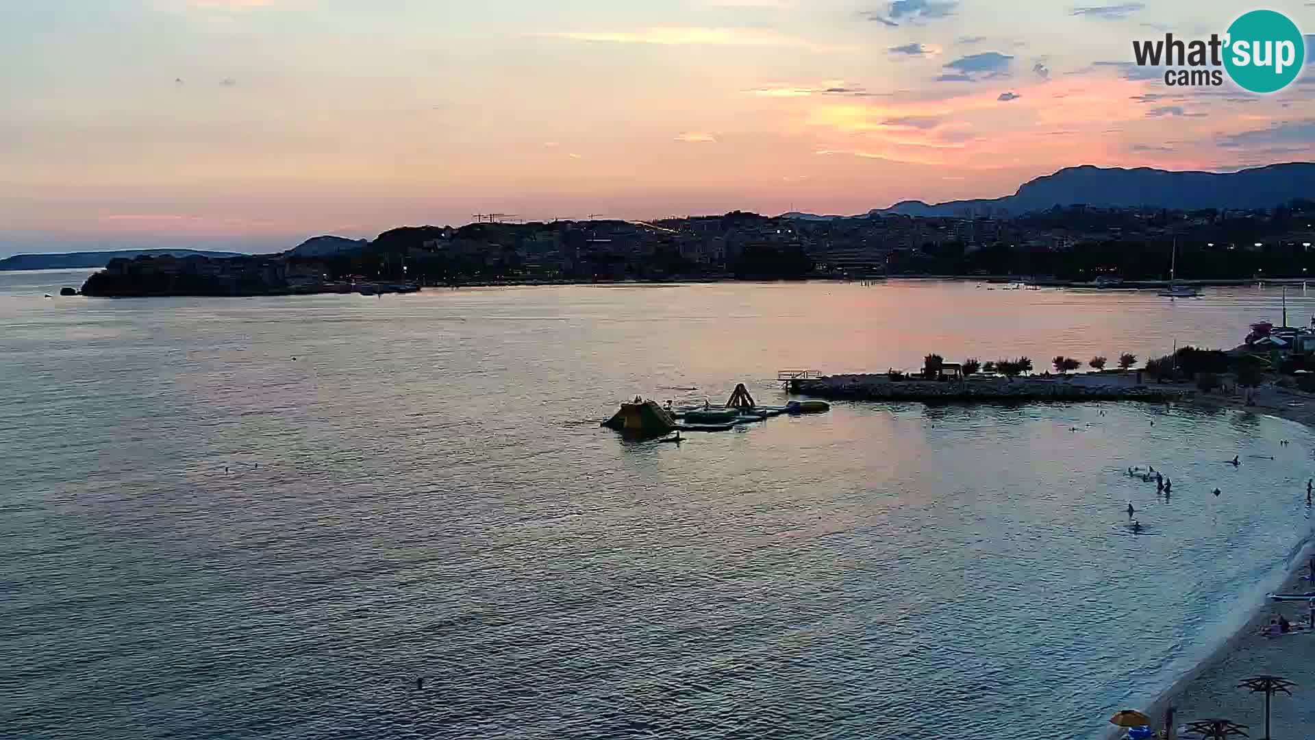 Webcam plage de Podstrana – Vue en direct depuis Hotel Split