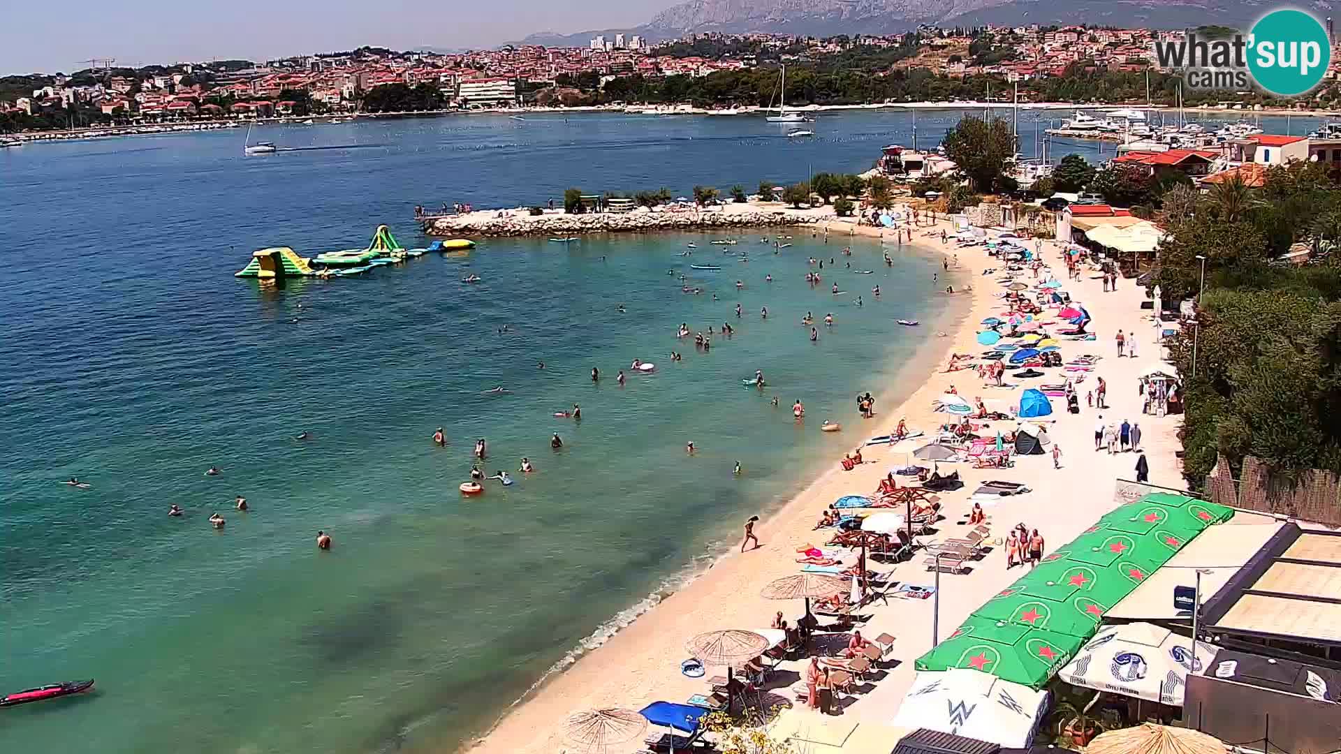 Webcam Playa de Podstrana – Vista en directo desde Hotel Split