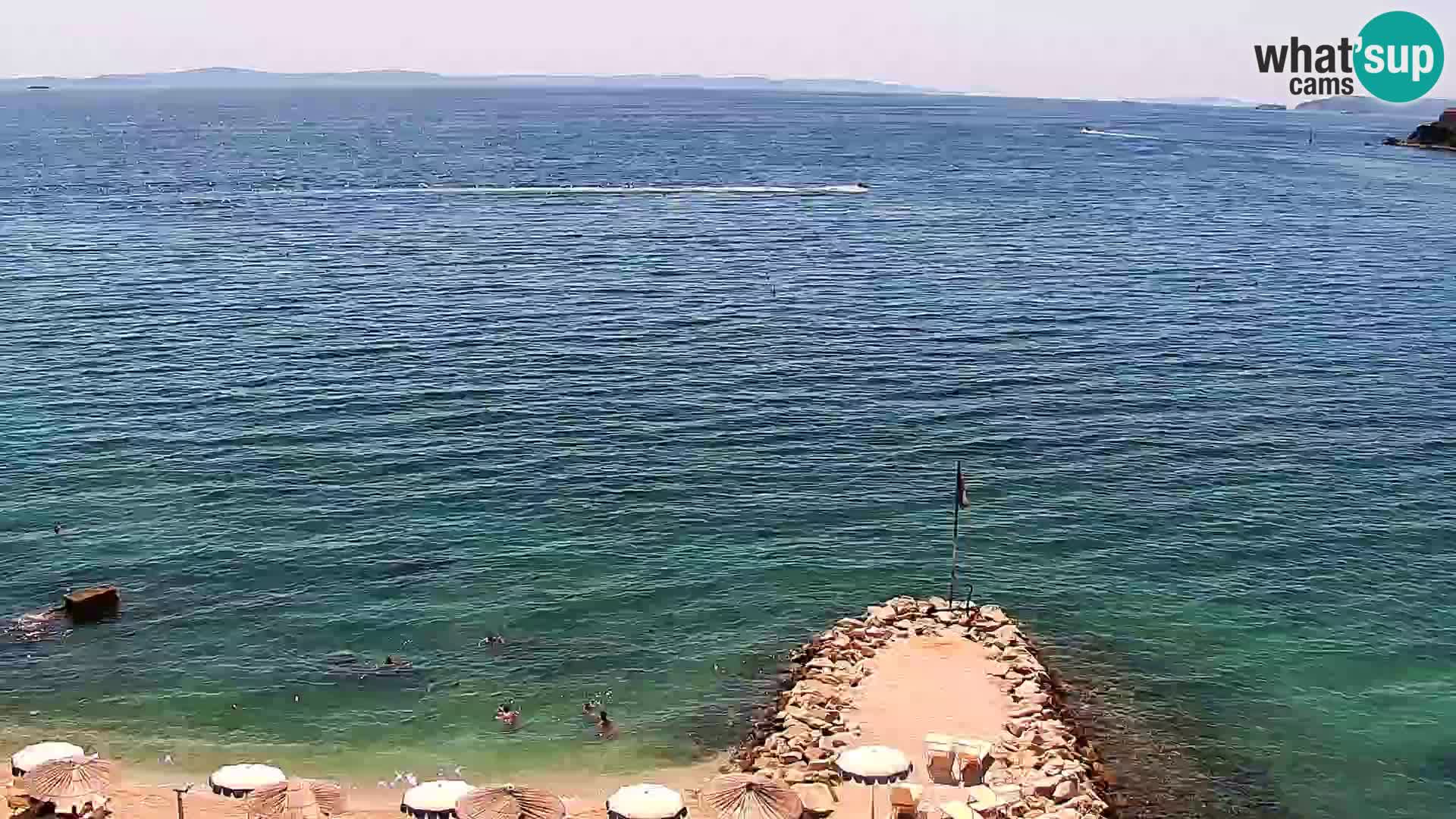 Webcam Playa de Podstrana – Vista en directo desde Hotel Split