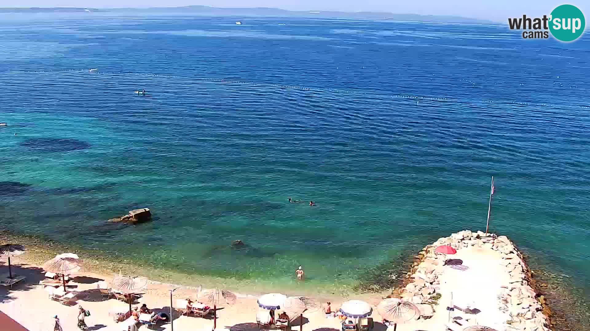 Webcam plage de Podstrana – Vue en direct depuis Hotel Split