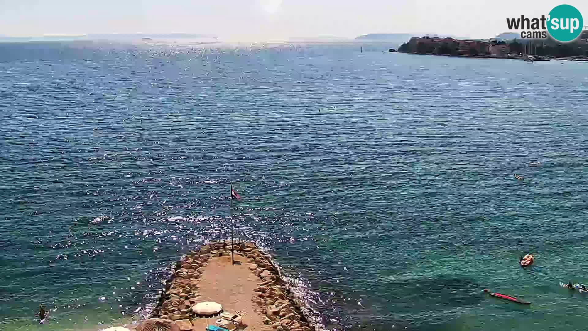 Webcam plage de Podstrana – Vue en direct depuis Hotel Split