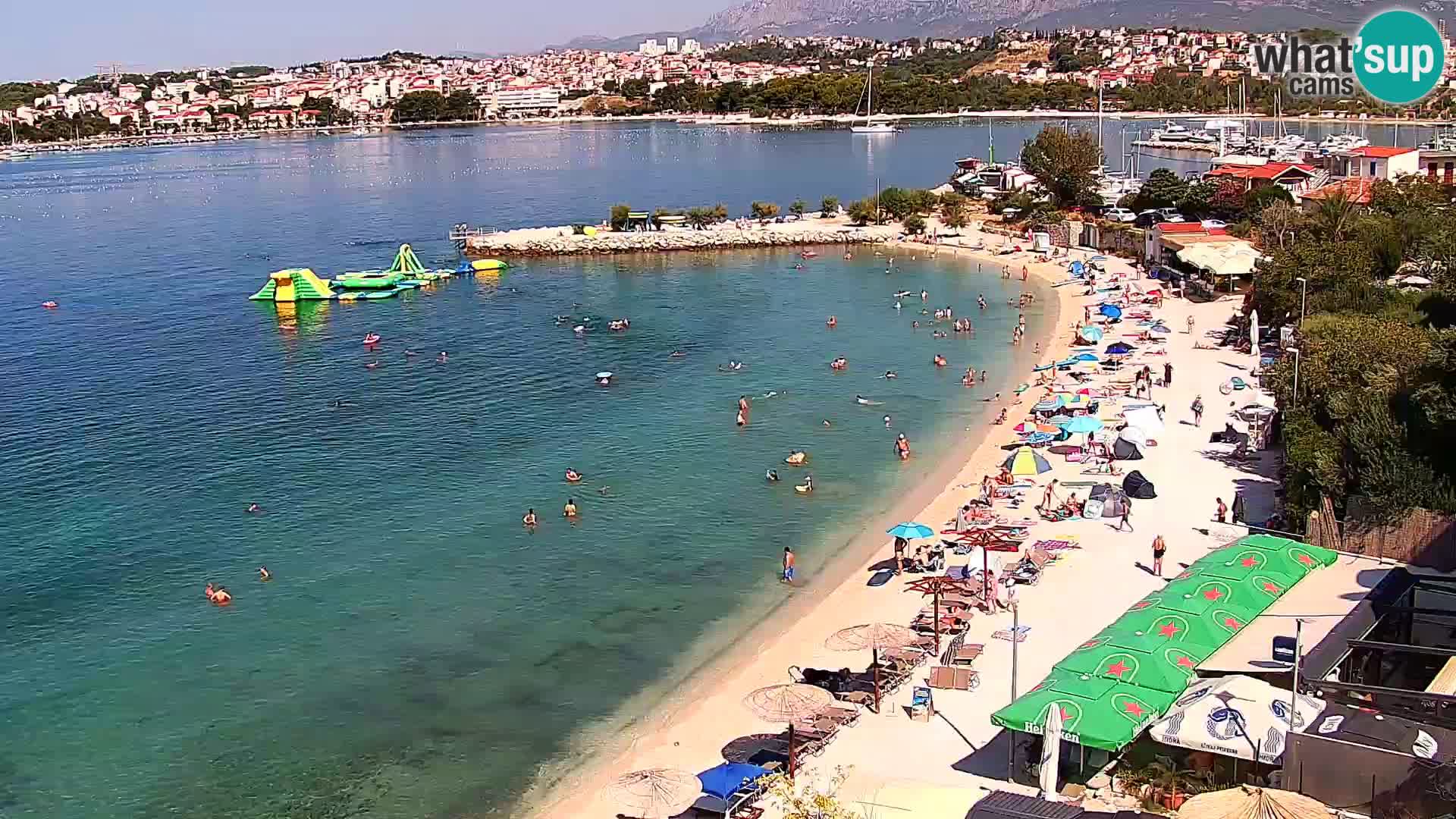 Web kamera Plaža Podstrana – Pogled uživo