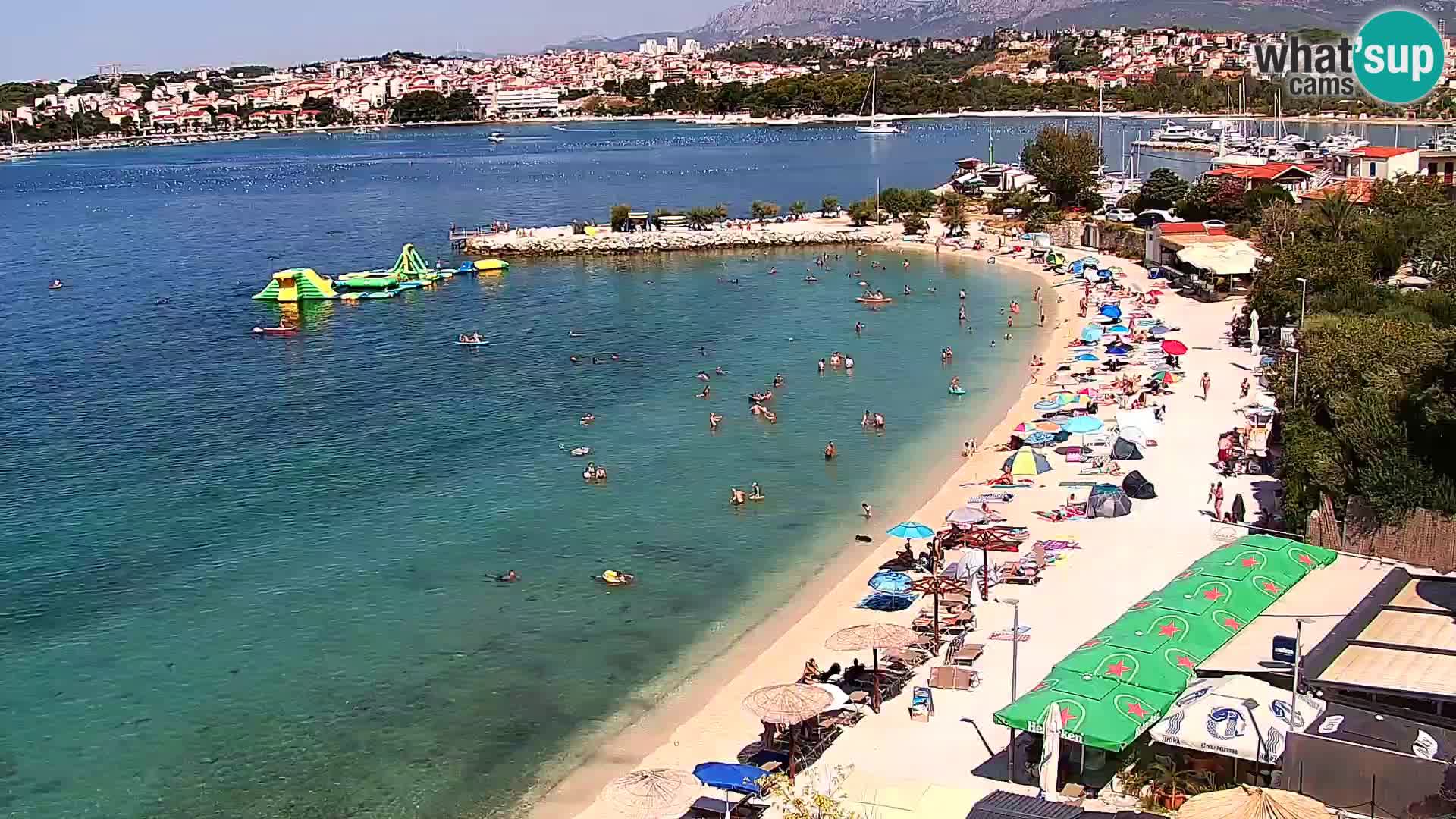 Spletna kamera Plaža Podstrana – Pogled v živo