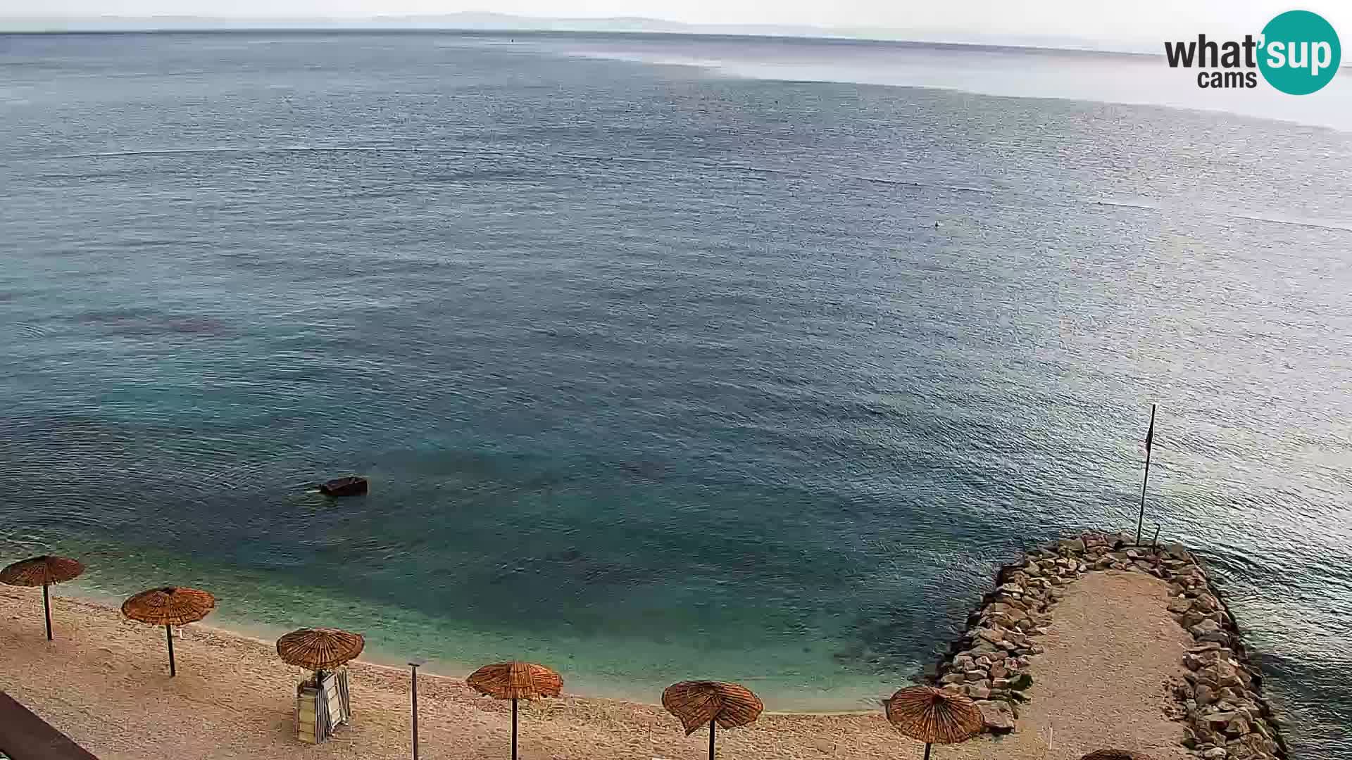Webcam Playa de Podstrana – Vista en directo desde Hotel Split